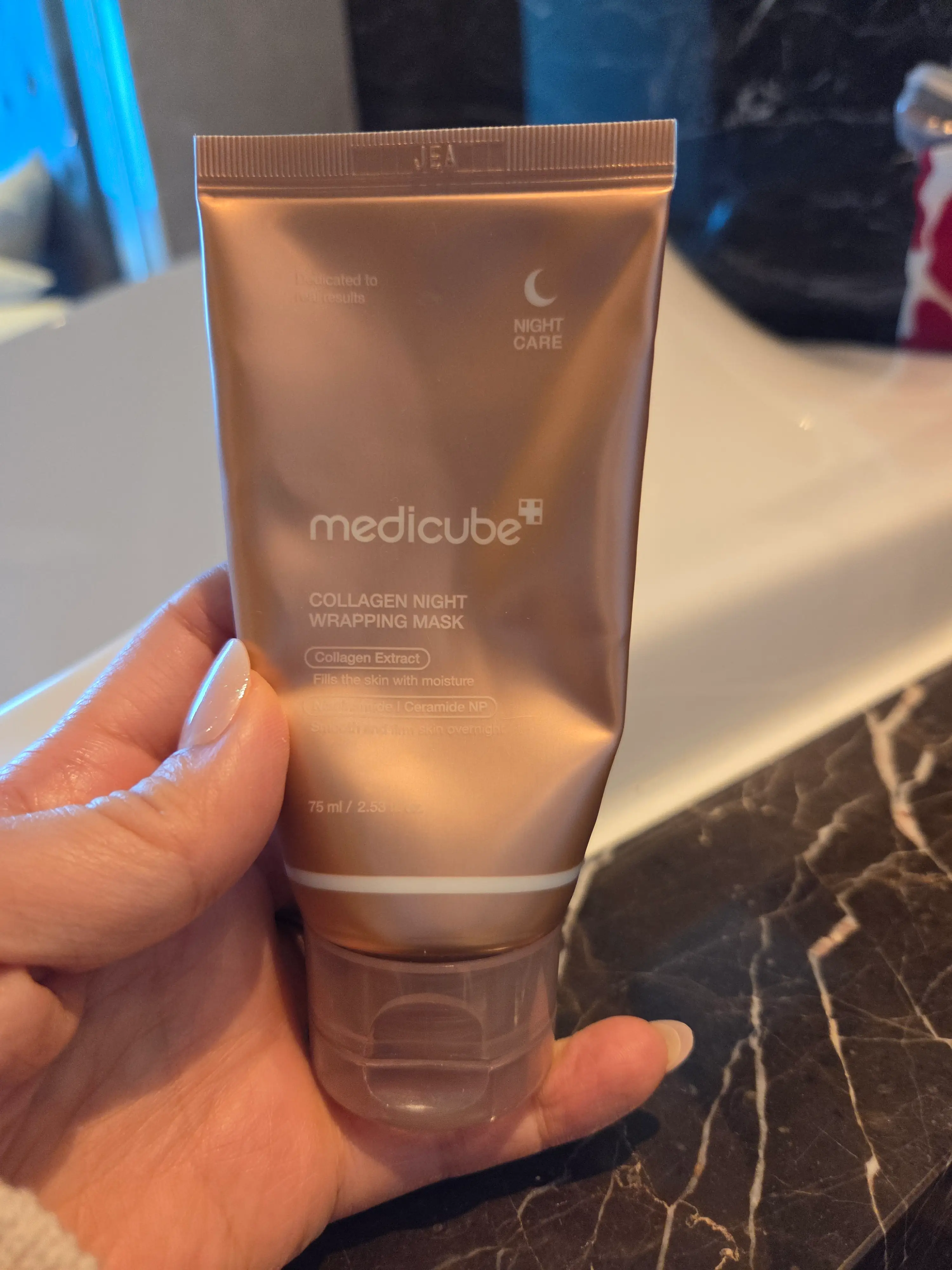 선택된 언니의파우치 리뷰 이미지 - [콜라겐 나이트 랩핑마스크]