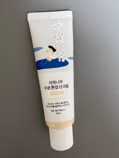 자작나무 수분 톤업 선크림