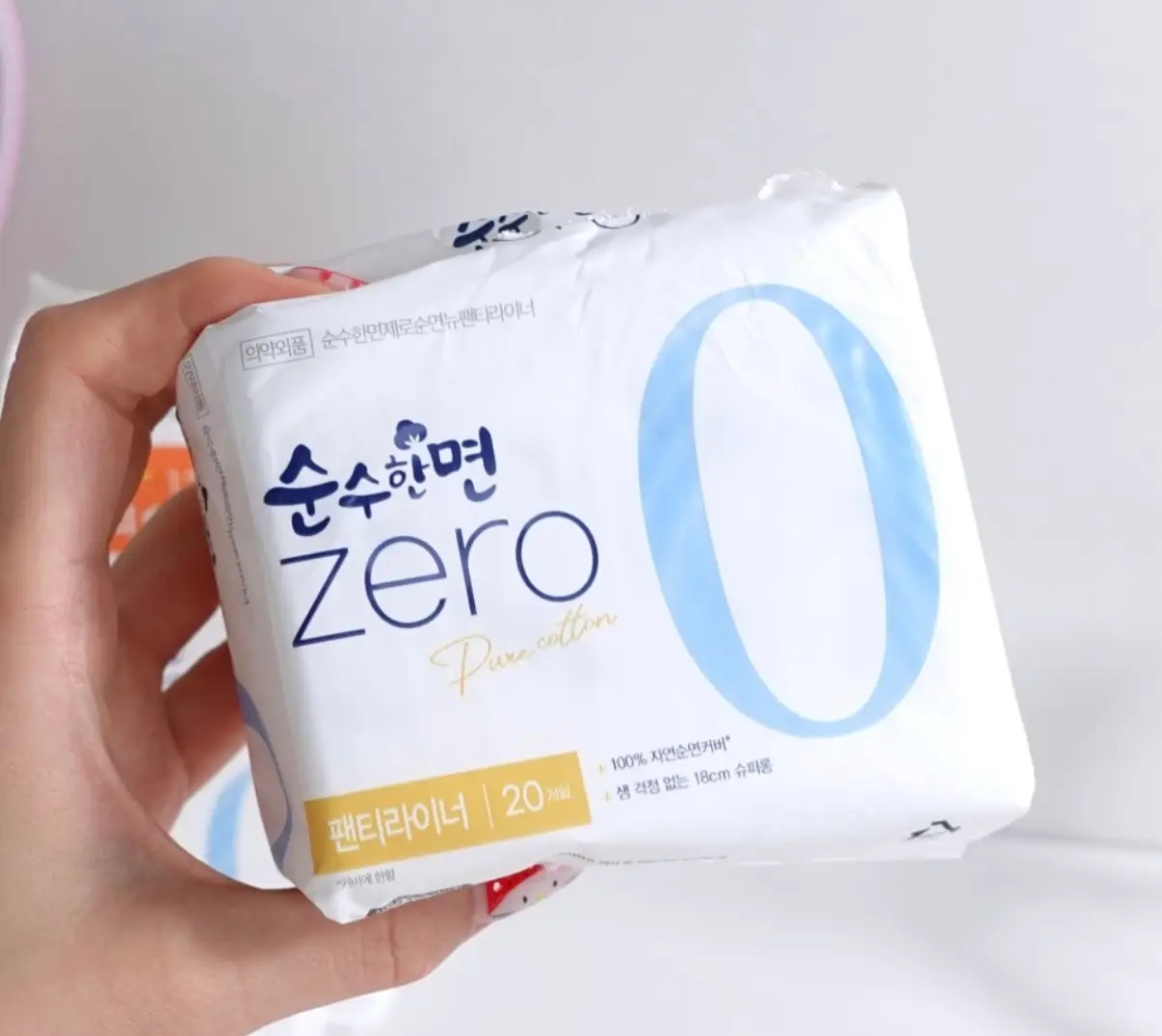 선택된 언니의파우치 리뷰 이미지 - [순수한면 제로 팬티라이너 뉴 슈퍼롱]