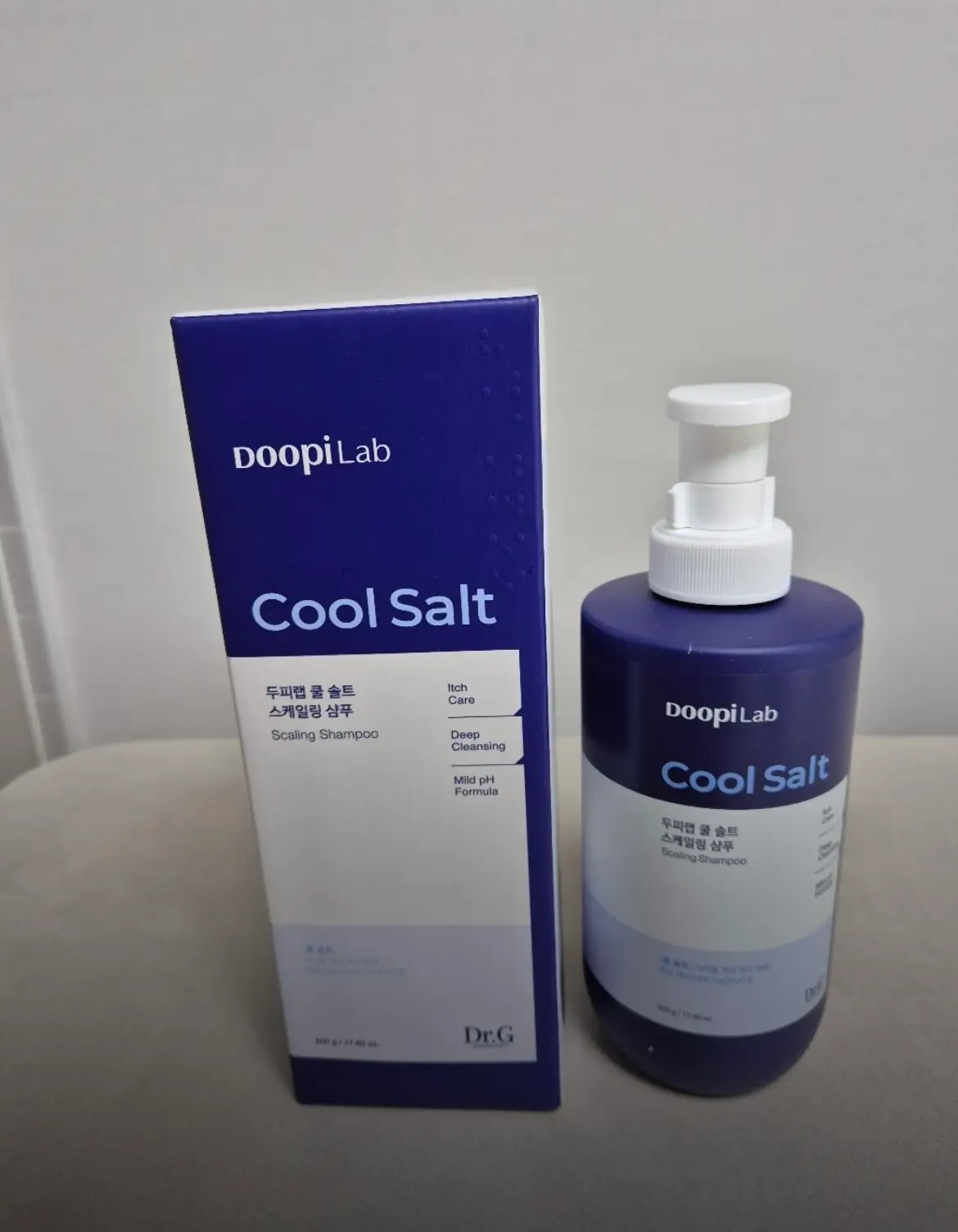 선택된 언니의파우치 리뷰 이미지 - [두피랩 쿨 솔트 스케일링 샴푸]