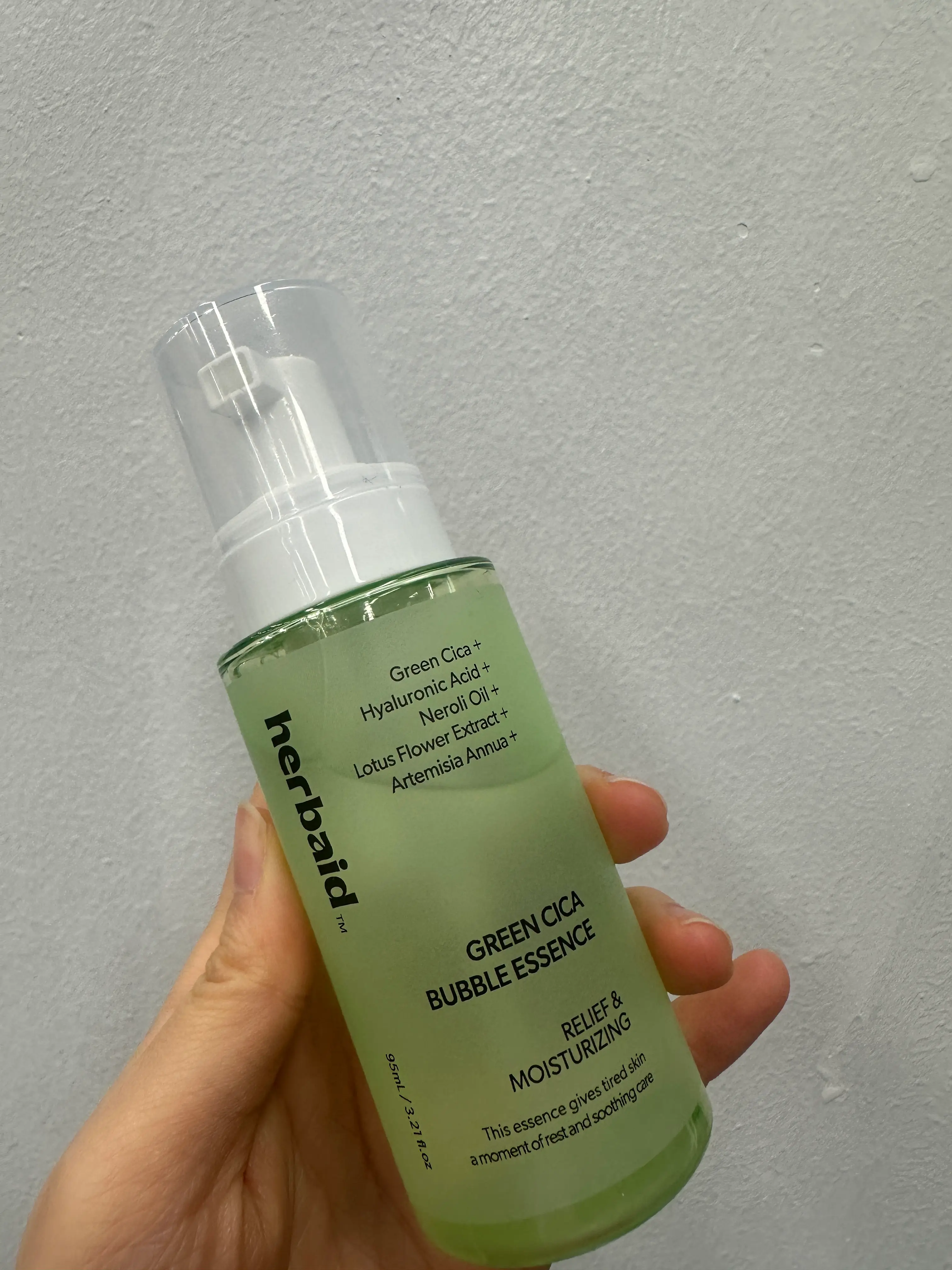 선택된 언니의파우치 리뷰 이미지 - [그린 시카 버블 에센스]