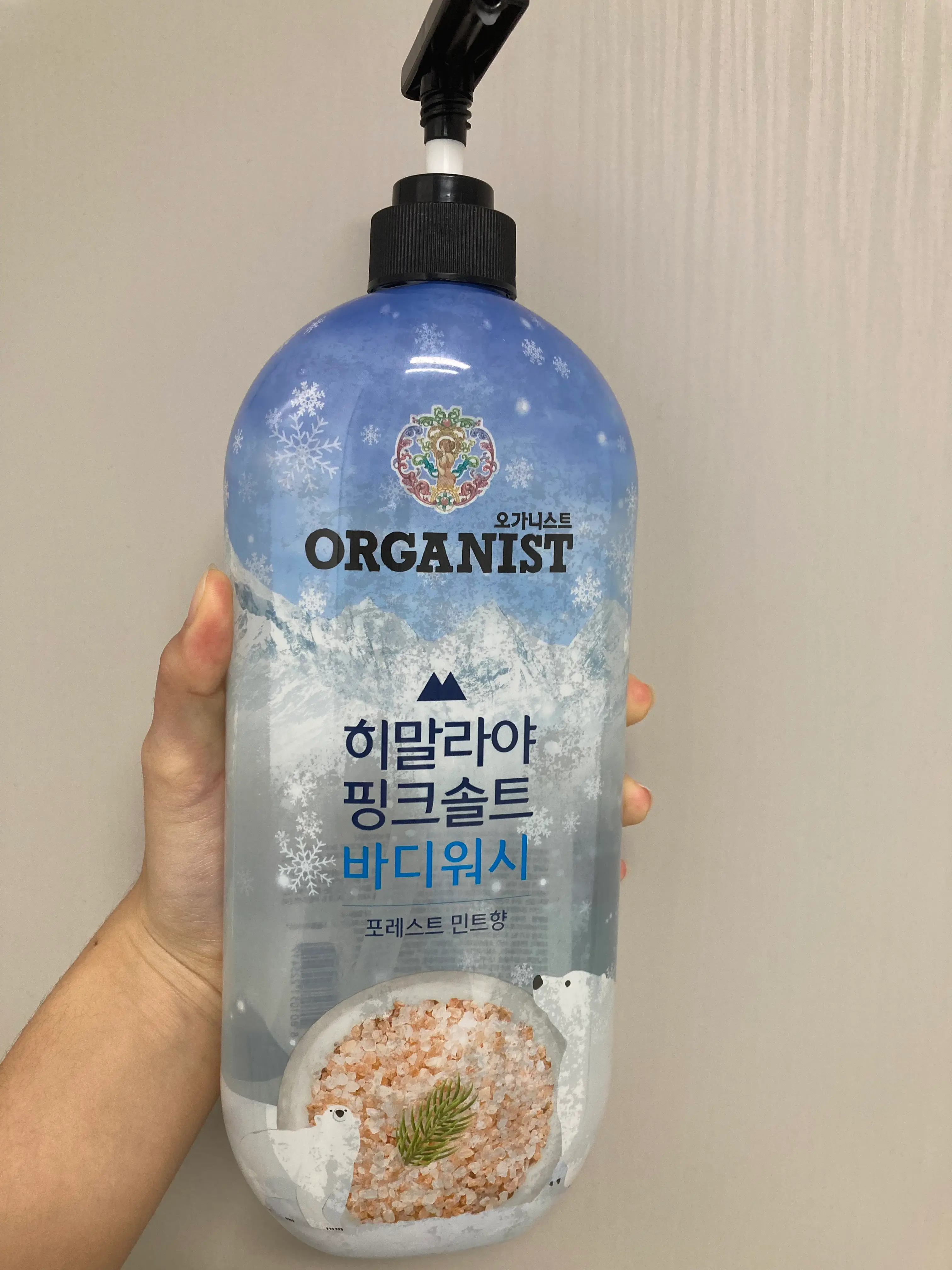 선택된 언니의파우치 리뷰 이미지 - [히말라야 핑크솔트 바디워시 포레스트 민트향]