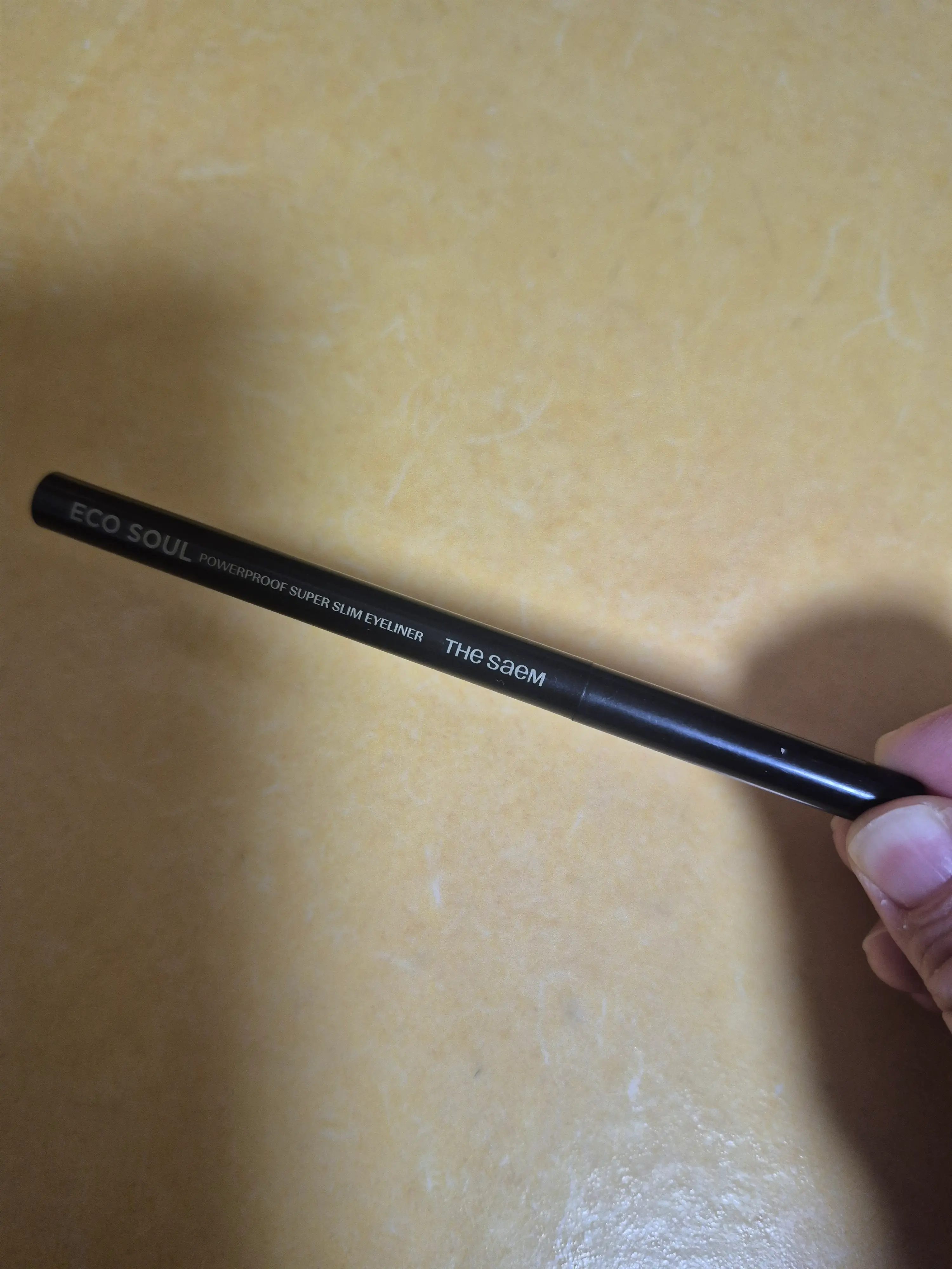 선택된 언니의파우치 리뷰 이미지 - [에코 소울 파워프루프 초슬림 아이라이너 [BK01 나이트 블랙]]