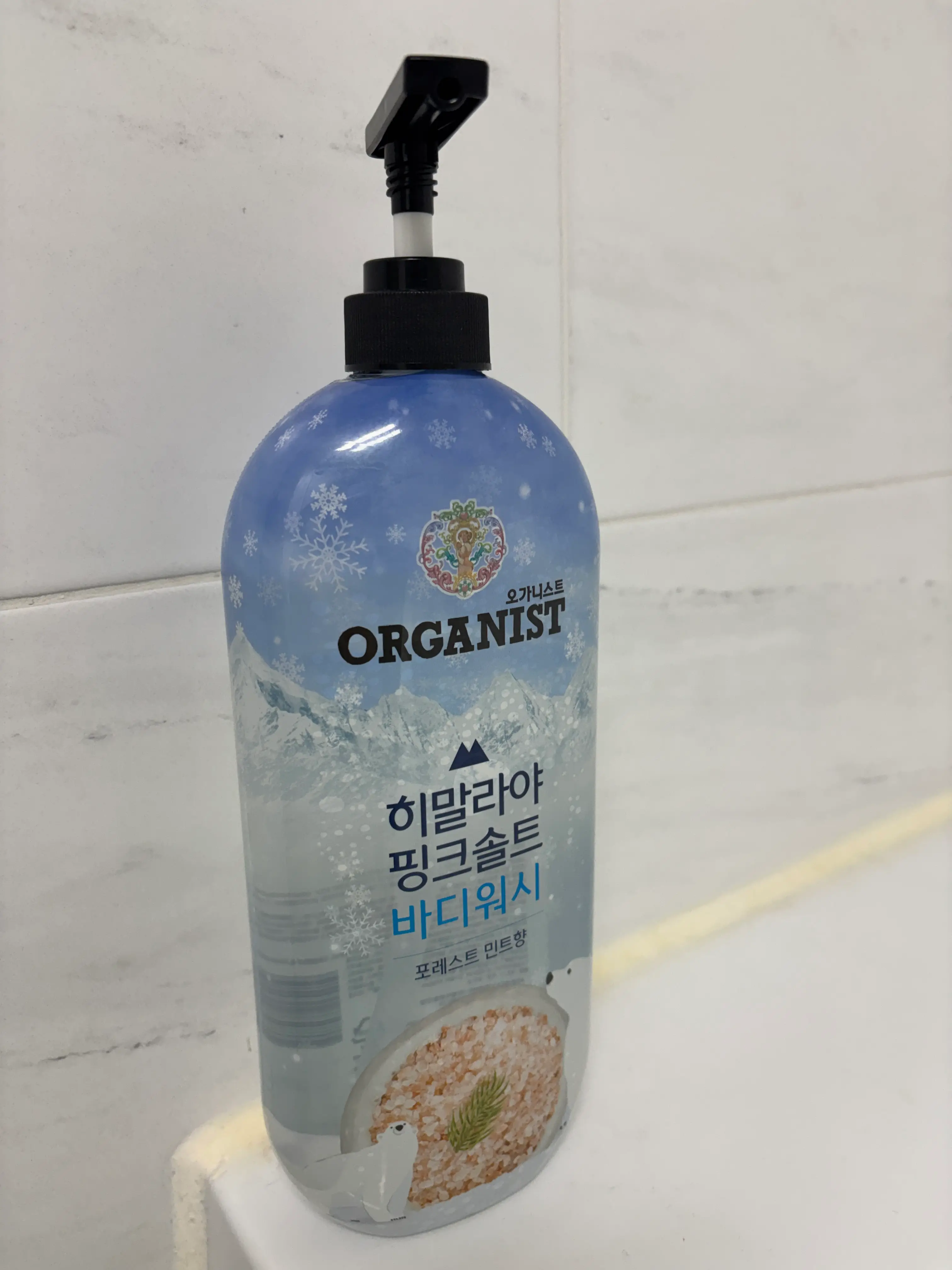선택된 언니의파우치 리뷰 이미지 - [히말라야 핑크솔트 바디워시 포레스트 민트향]