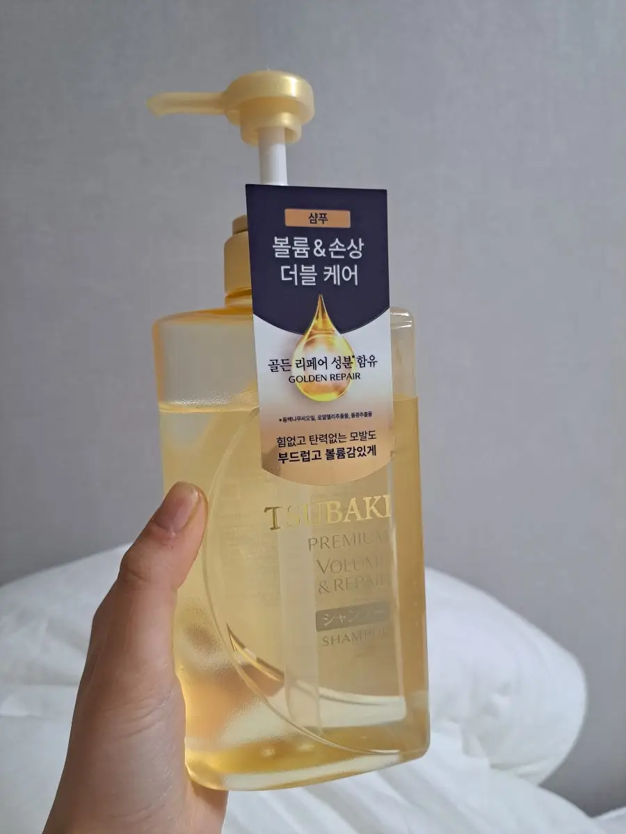 선택된 언니의파우치 리뷰 이미지 - [프리미엄 볼륨 앤 리페어 샴푸]