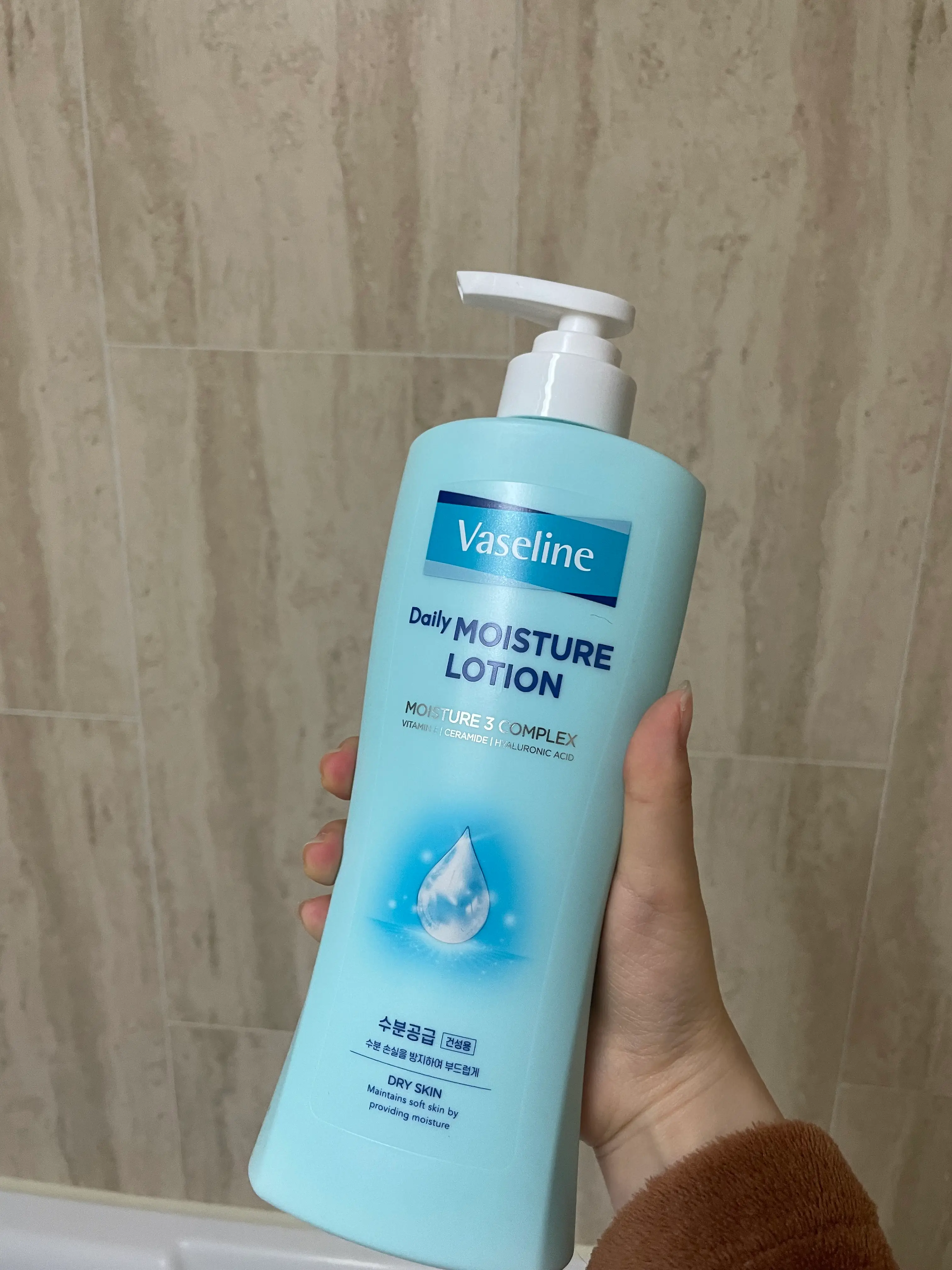 선택된 언니의파우치 리뷰 이미지 - [바세린 데일리 모이스처 로션]