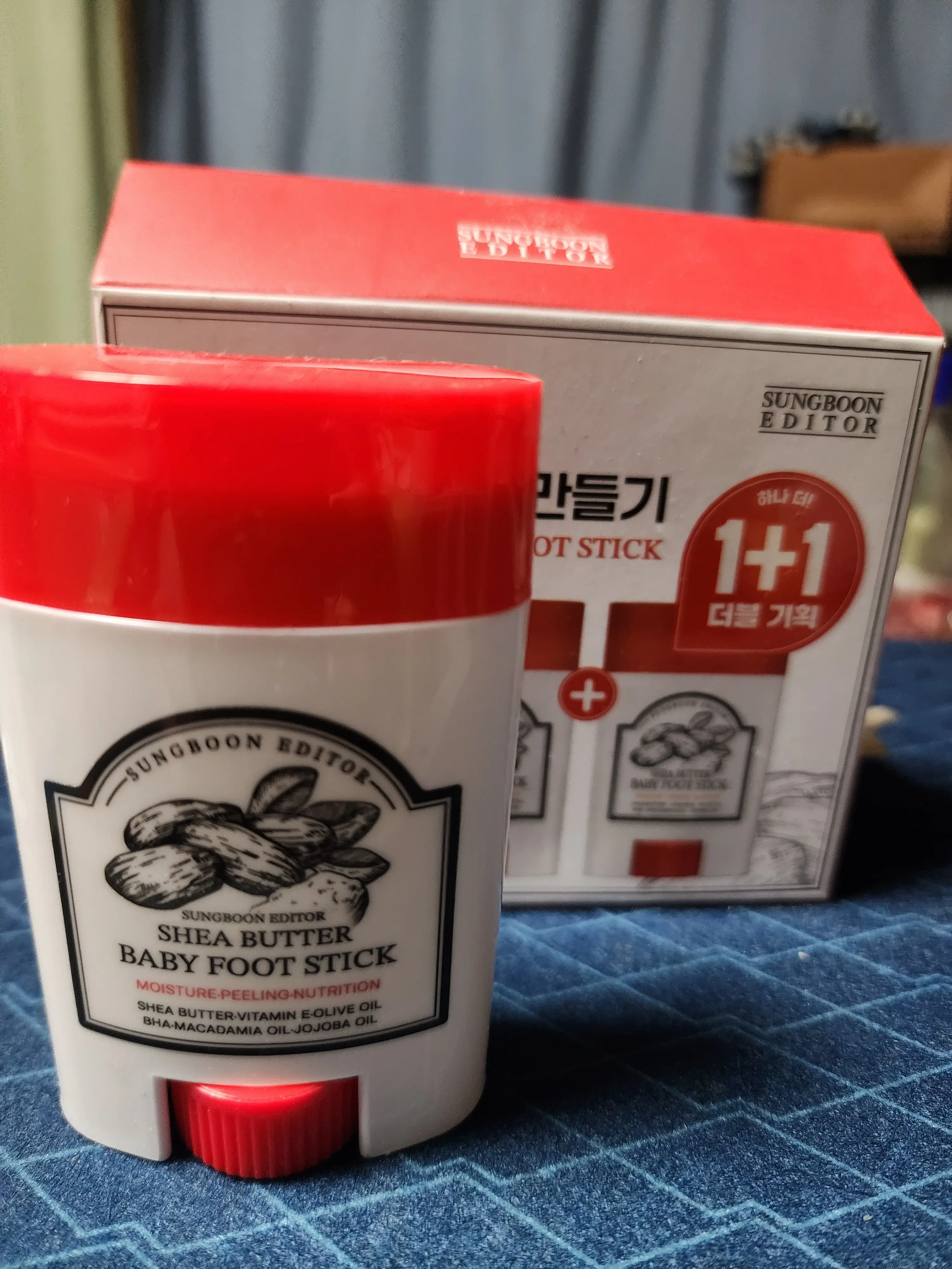 선택된 언니의파우치 리뷰 이미지 - [시어버터 아기발 스틱]