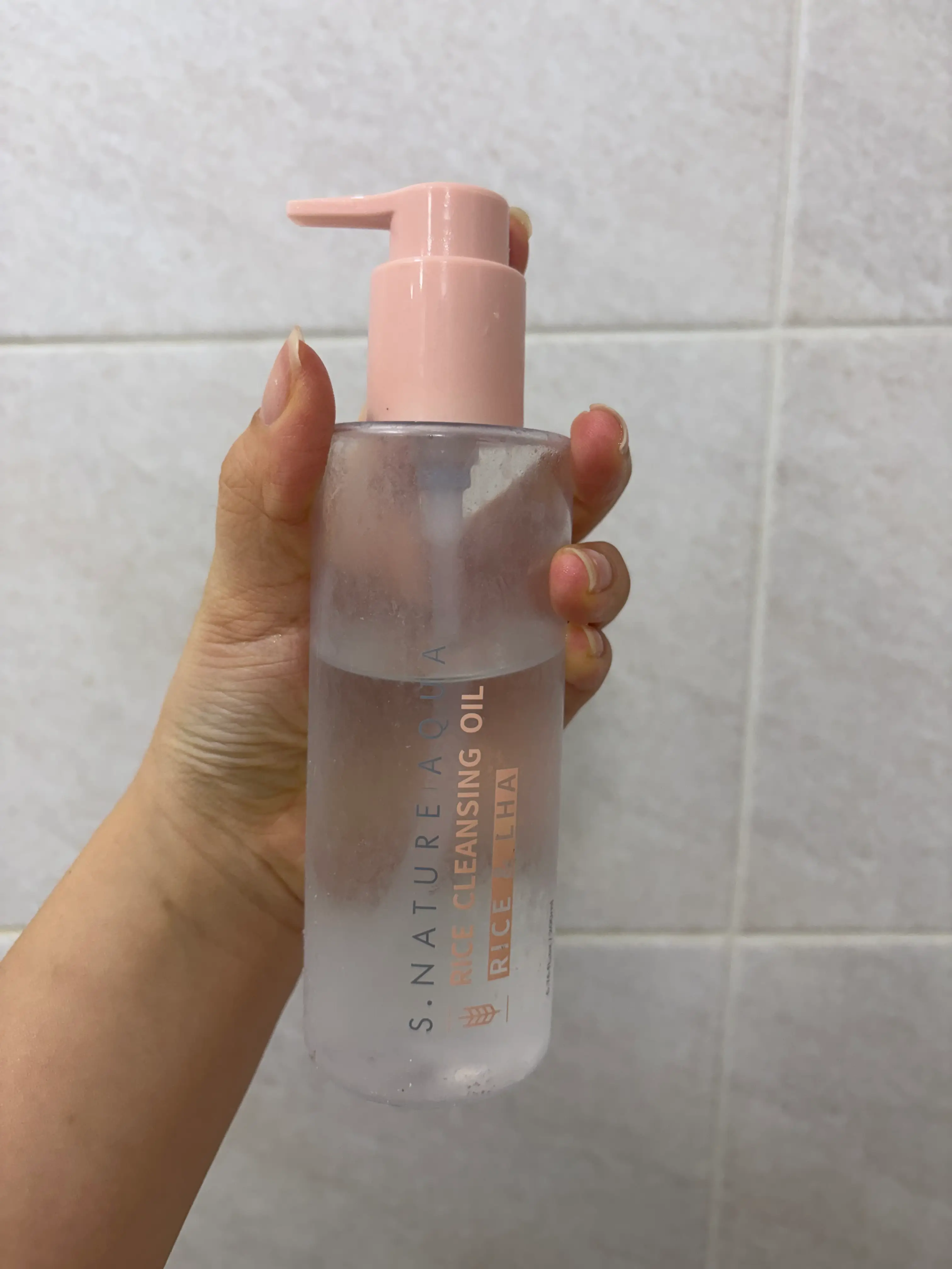 선택된 언니의파우치 리뷰 이미지 - [아쿠아 라이스 클렌징오일 ]