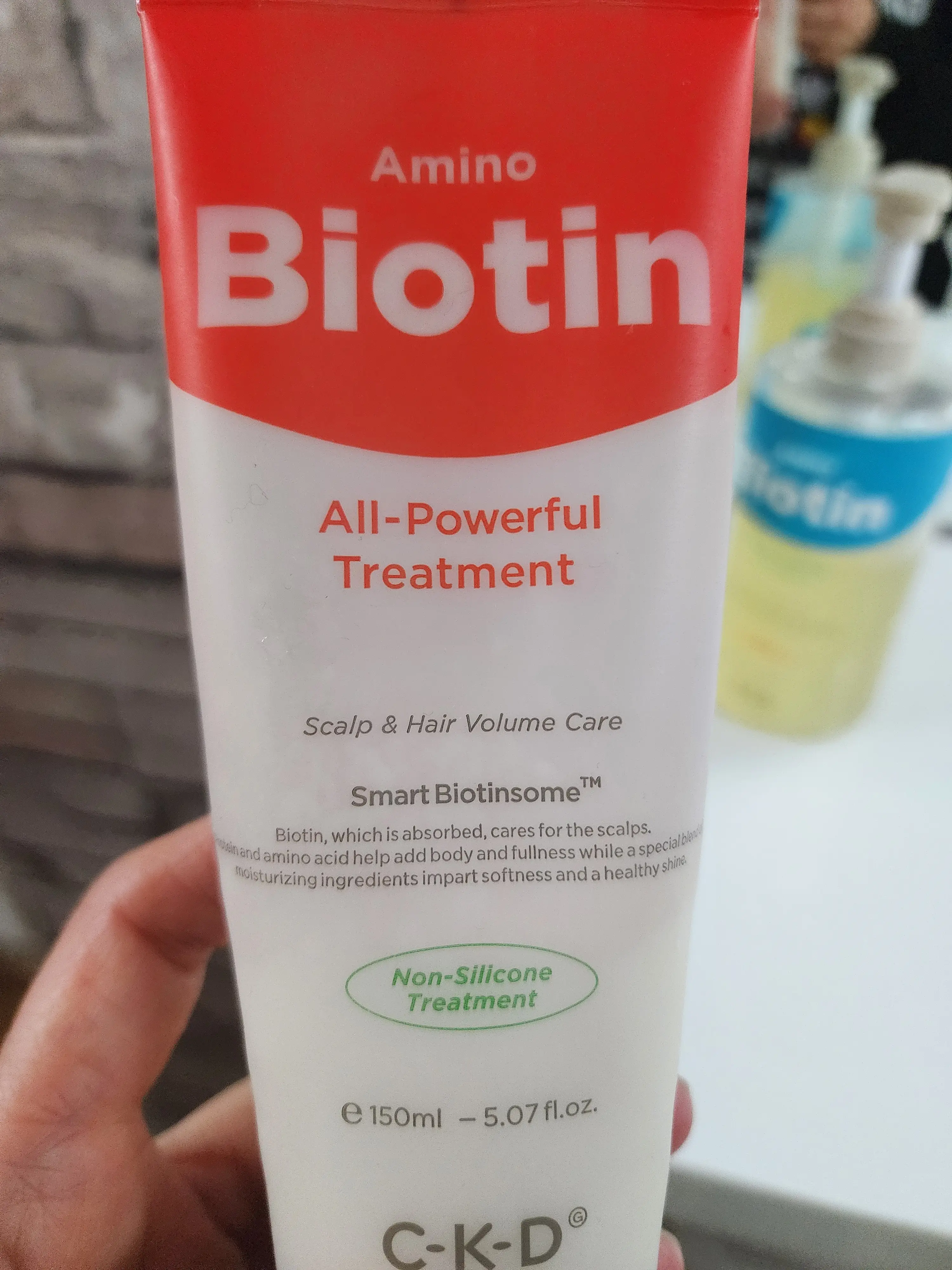 선택된 언니의파우치 리뷰 이미지 - [아미노 비오틴 올파워풀 트리트먼트]