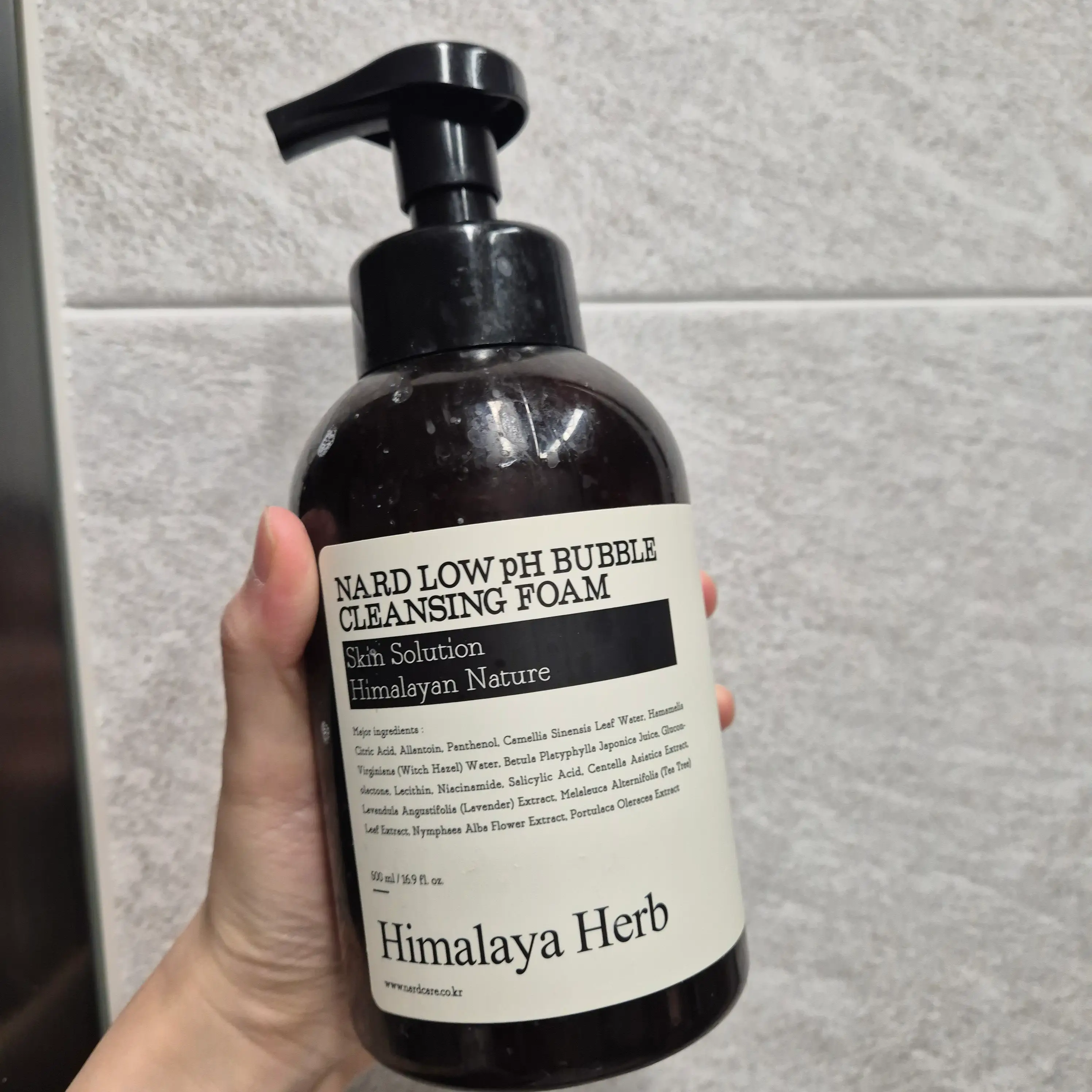 선택된 언니의파우치 리뷰 이미지 - [약산성 버블 클렌징폼]