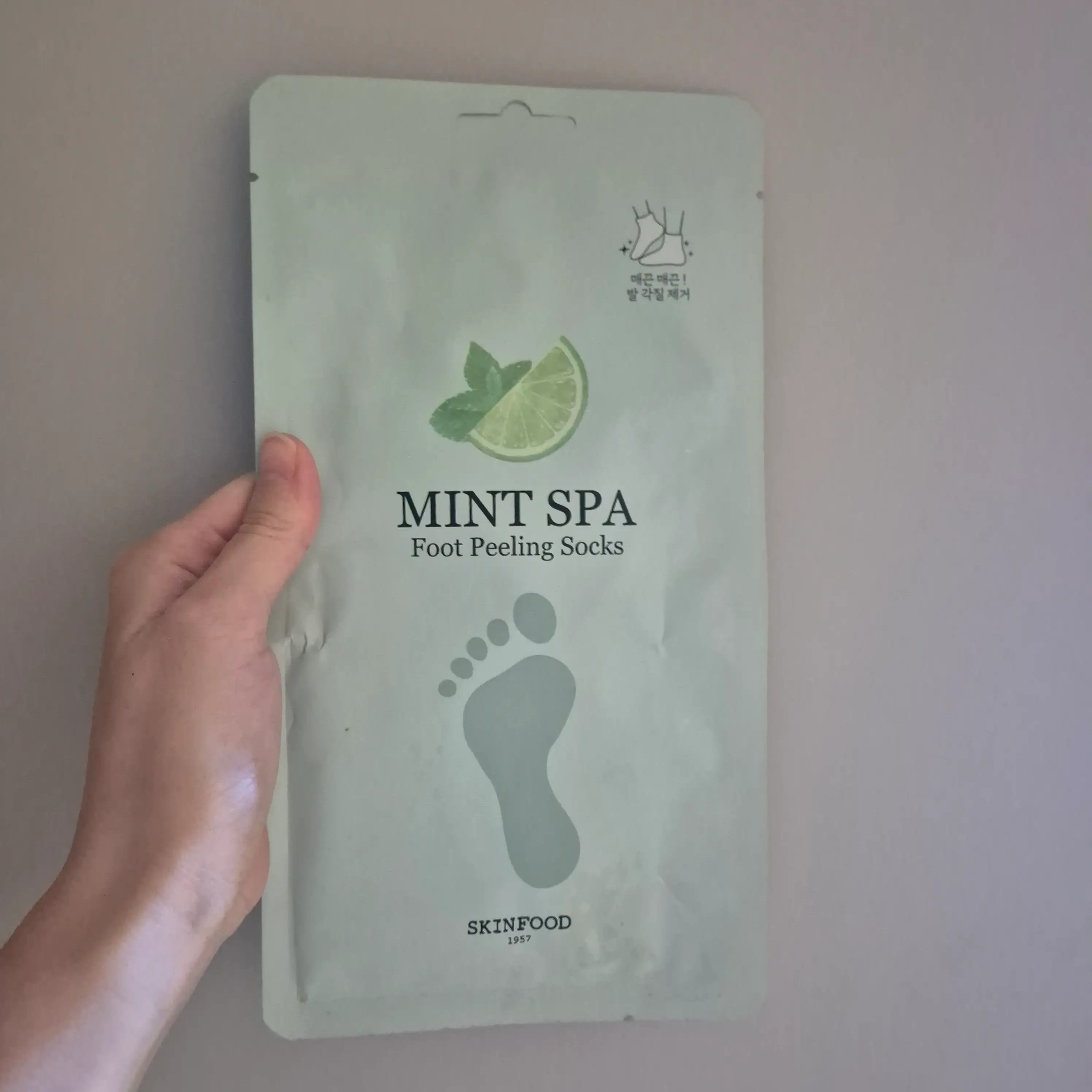 선택된 언니의파우치 리뷰 이미지 - [민트 스파 풋 필링 삭스]