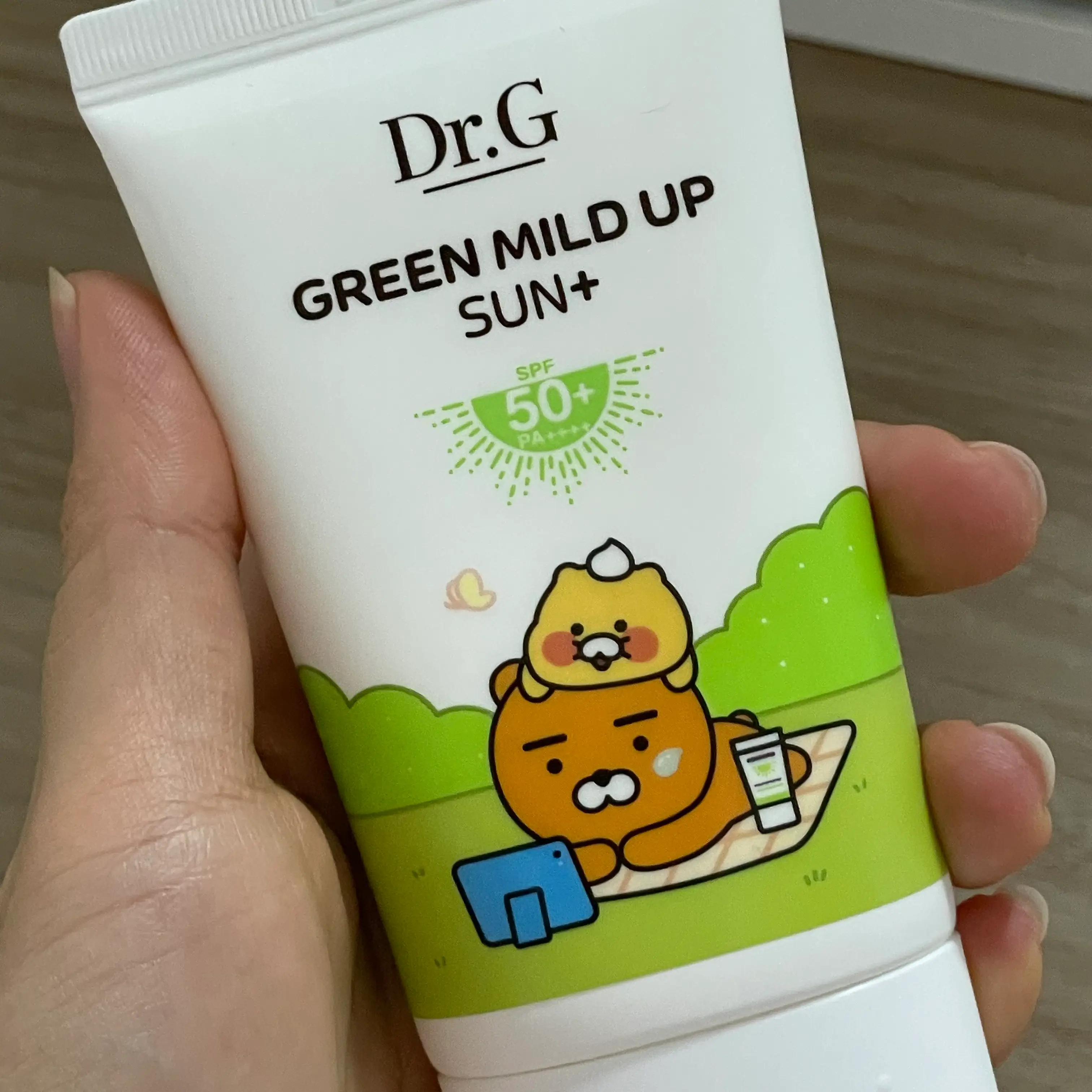 선택된 언니의파우치 리뷰 이미지 - [그린 마일드 업 선 플러스]