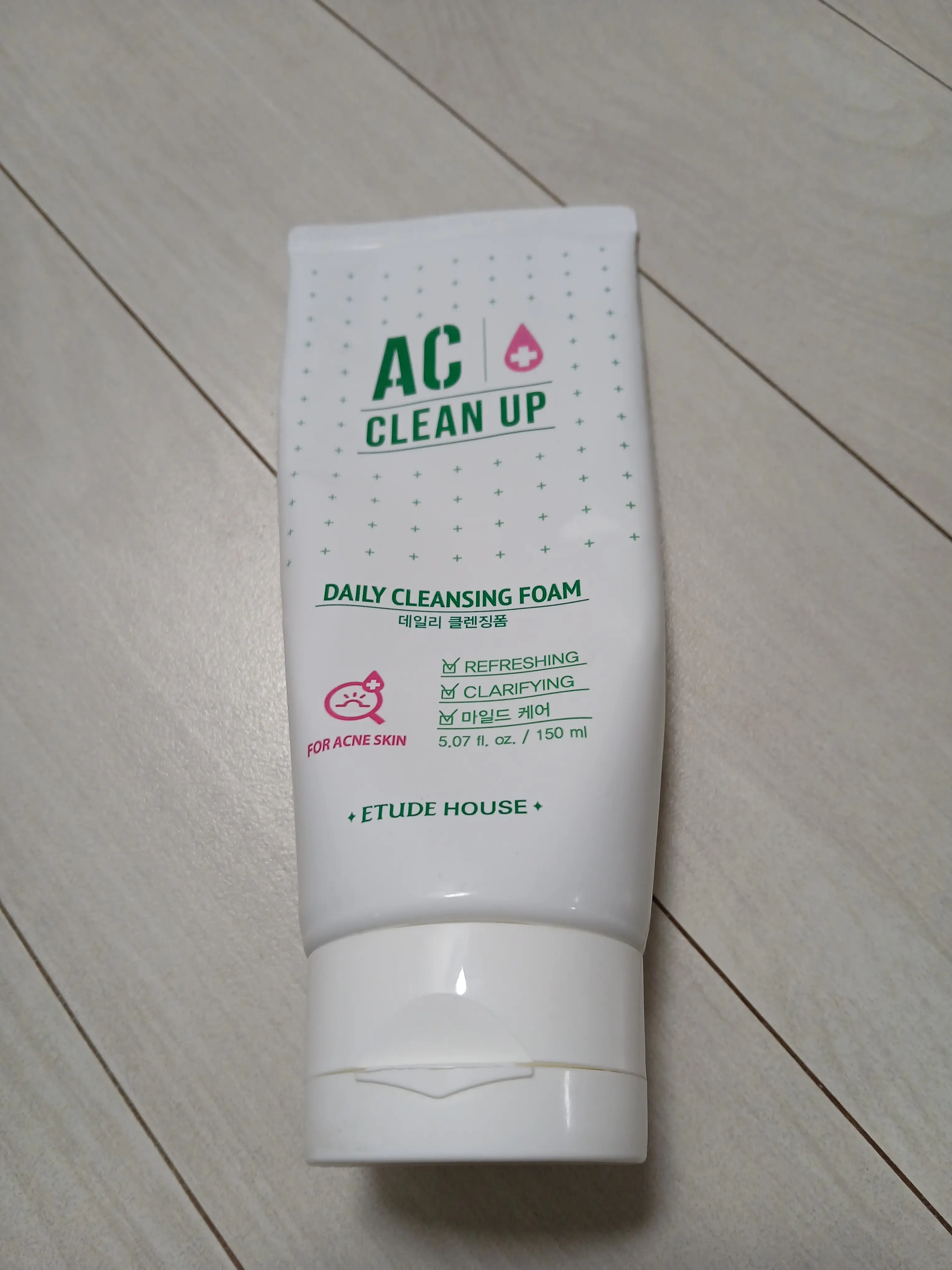 선택된 언니의파우치 리뷰 이미지 - [에이씨 클린업 데일리 클렌징폼]