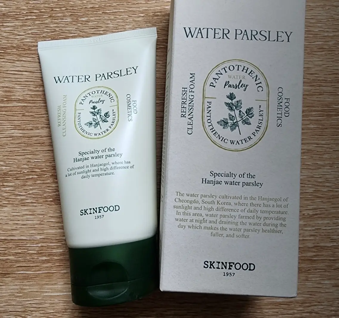선택된 언니의파우치 리뷰 이미지 - [판토테닉 워터 파슬리 리프레쉬 클렌징 폼]