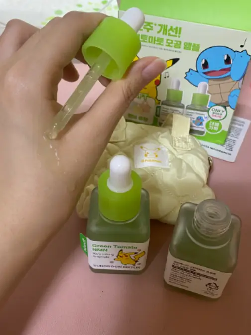 선택된 언니의파우치 리뷰 이미지 - [그린토마토 NMN 포어 리프팅 앰플]