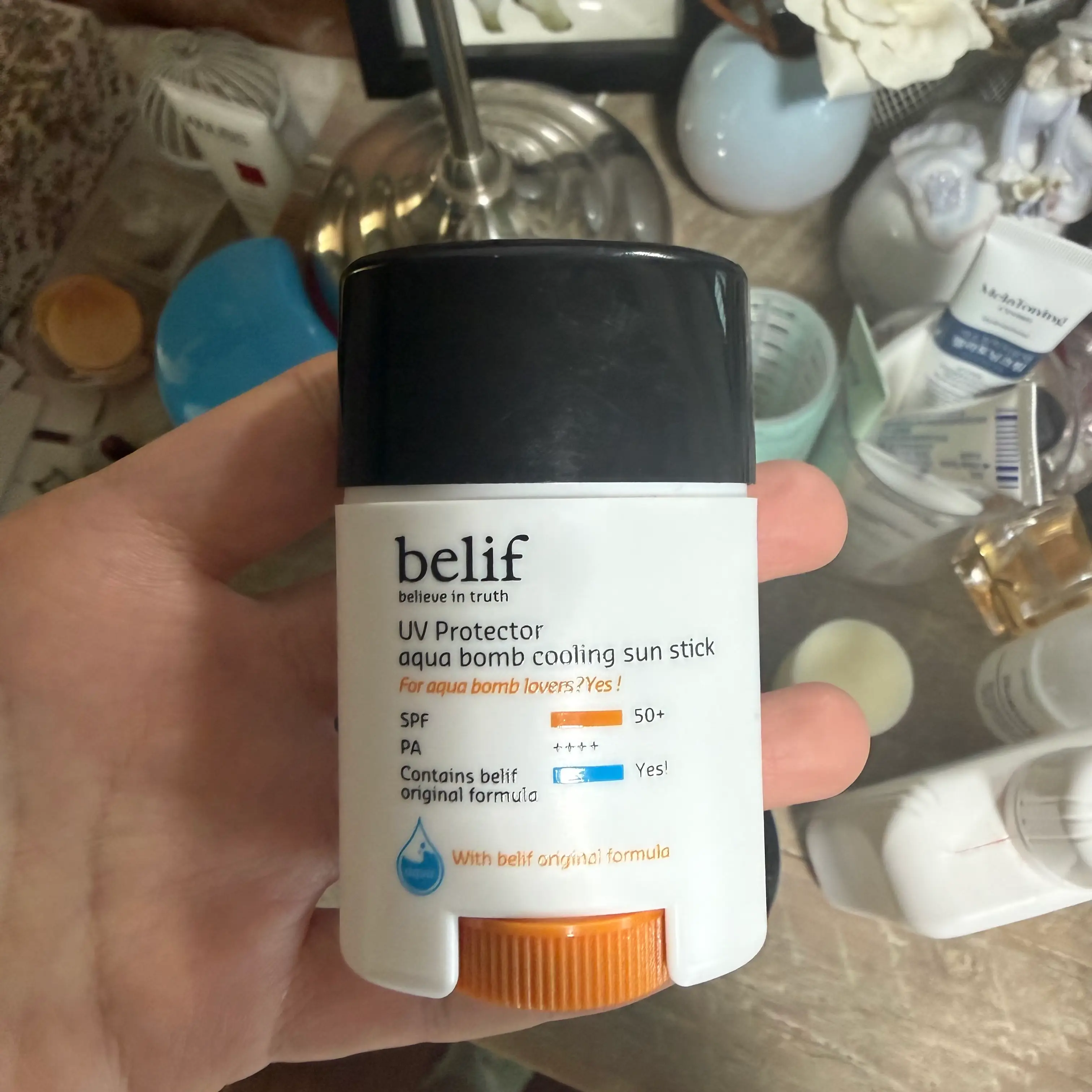 선택된 언니의파우치 리뷰 이미지 - [UV 프로텍터 아쿠아 밤 쿨링 선 스틱]