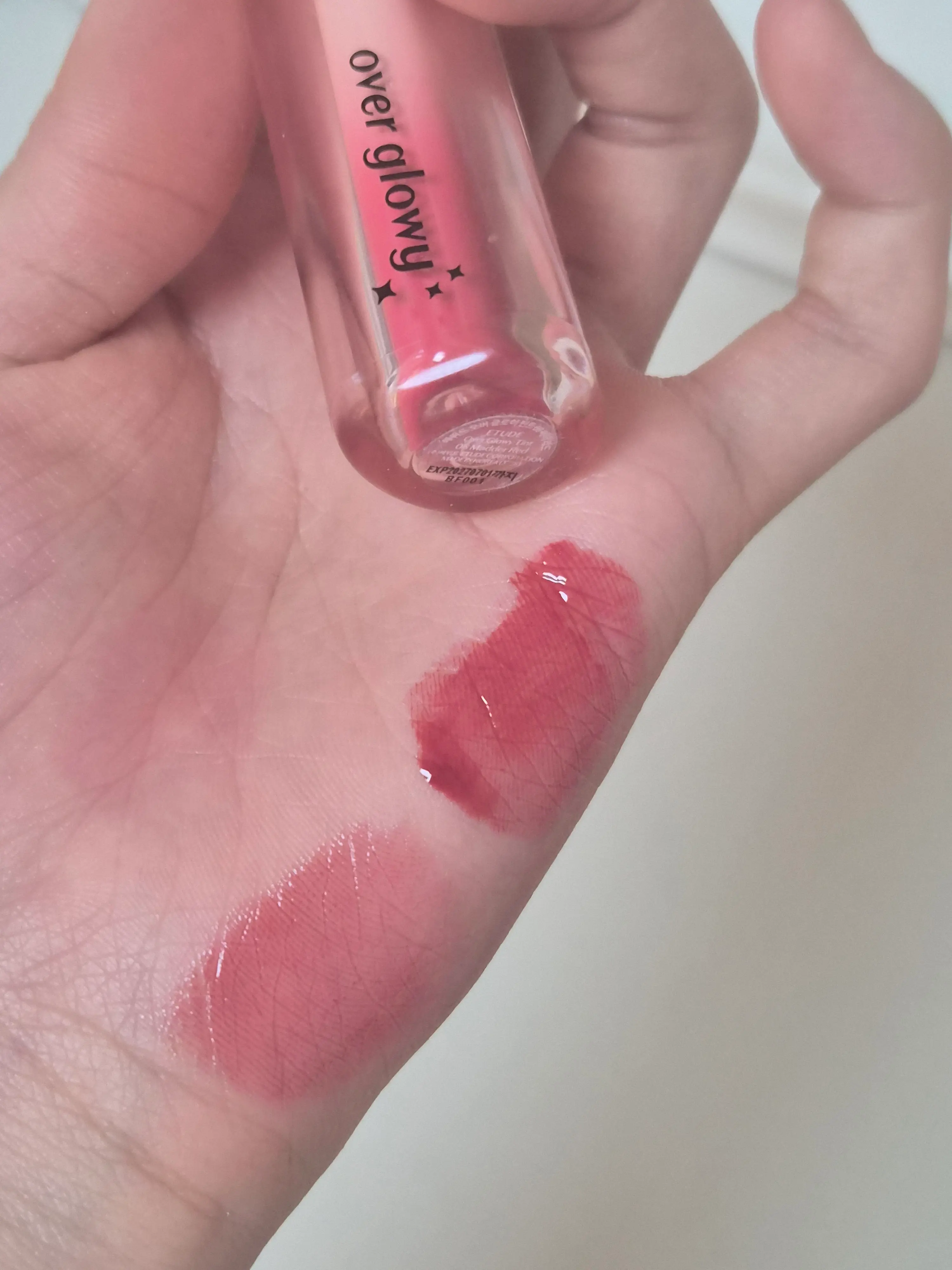 선택된 언니의파우치 리뷰 이미지 - [(낫배드 컬렉션) 오버 글로이 틴트]