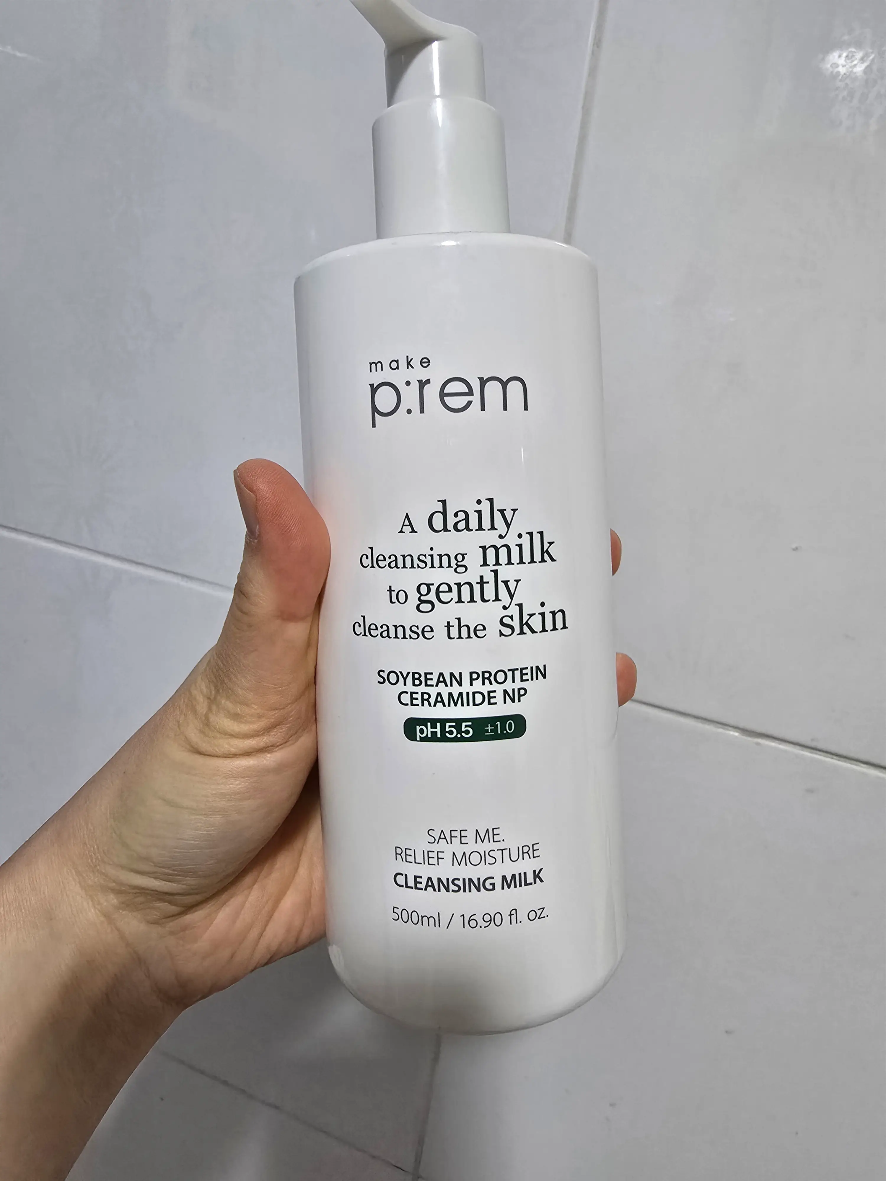 선택된 언니의파우치 리뷰 이미지 - [세이프 미 릴리프 모이스처 클렌징밀크]