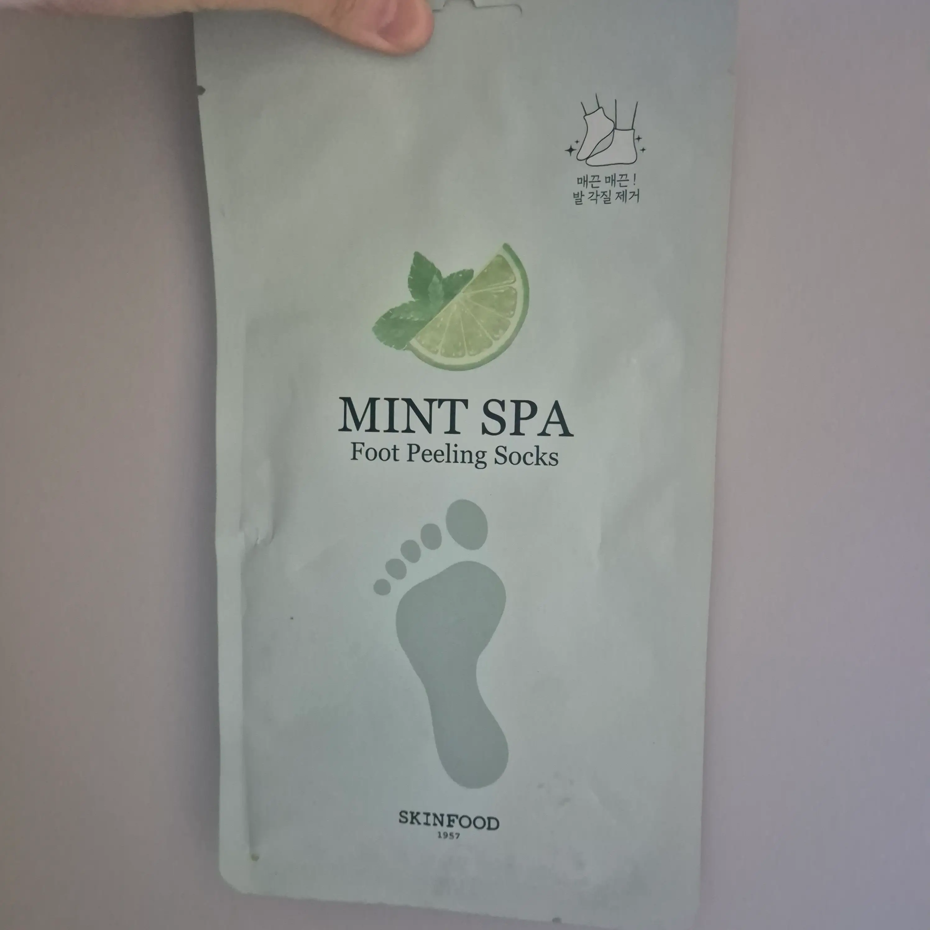 선택된 언니의파우치 리뷰 이미지 - [민트 스파 풋 필링 삭스]