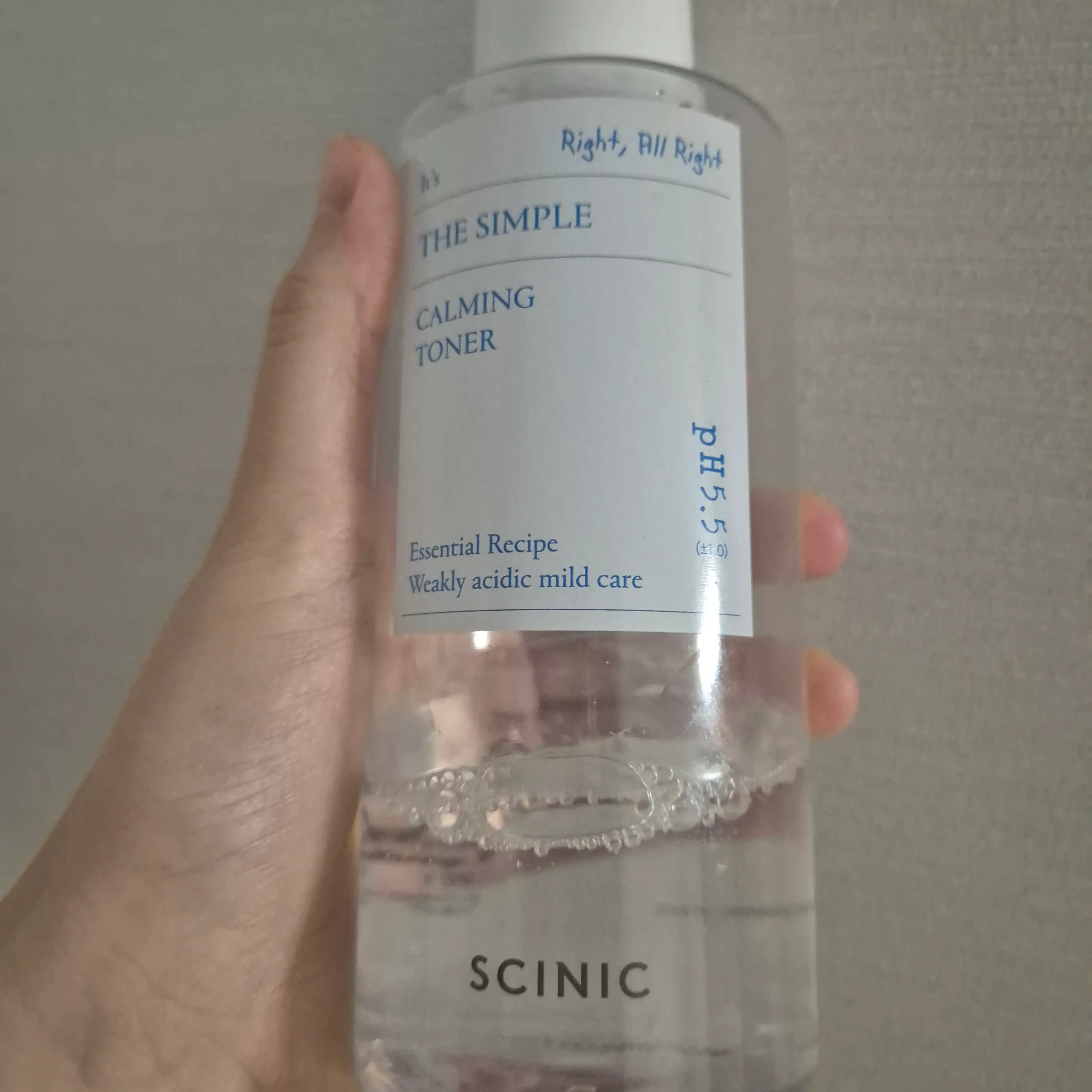 선택된 언니의파우치 리뷰 이미지 - [더 심플 카밍 토너]