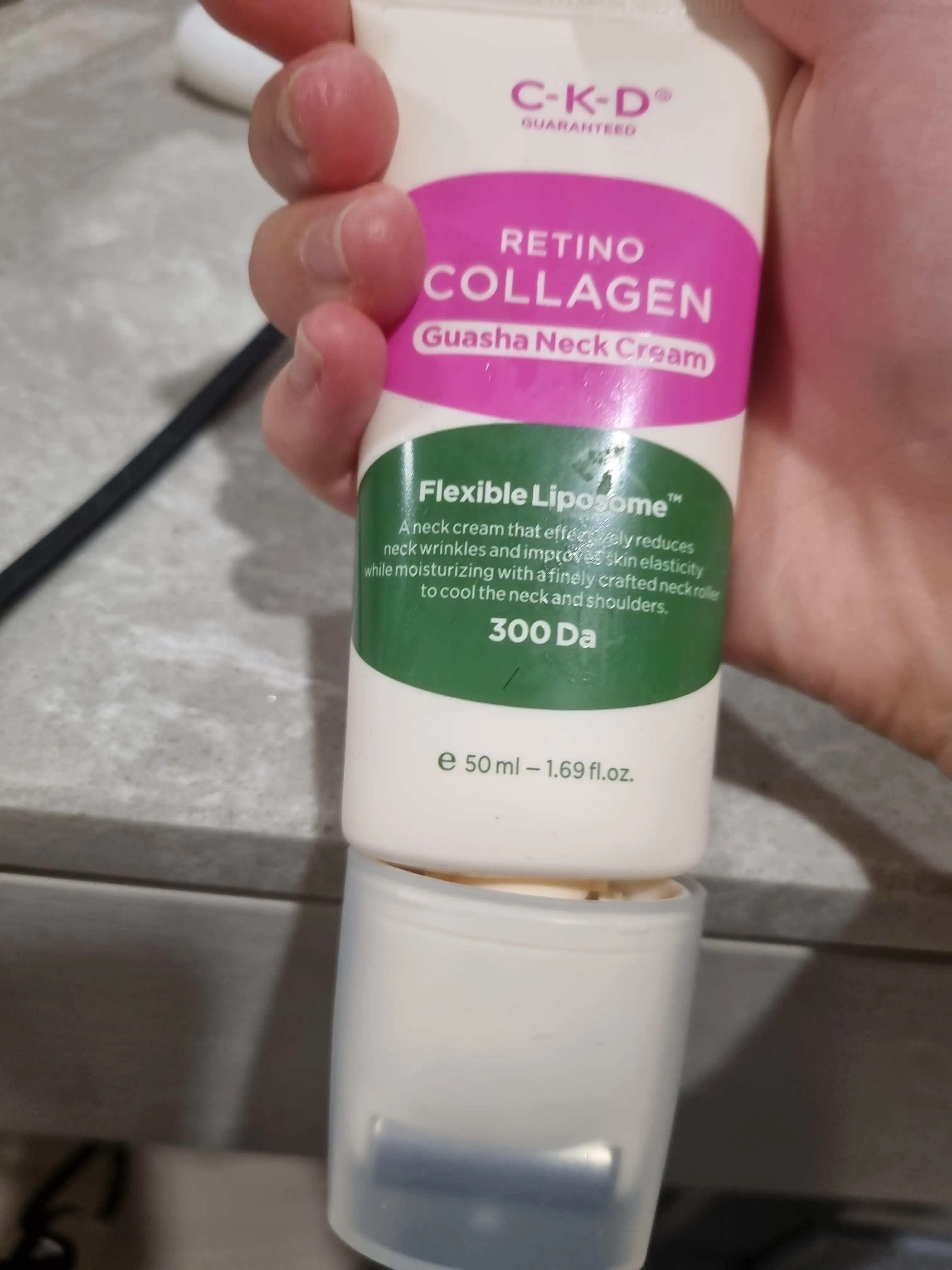 선택된 언니의파우치 리뷰 이미지 - [레티노콜라겐 저분자 300 괄사 목주름 크림]