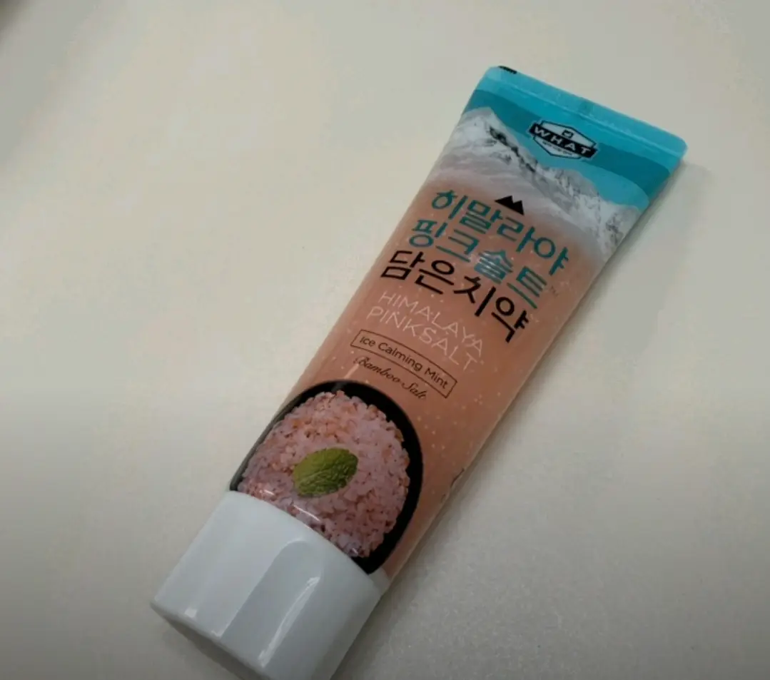 선택된 언니의파우치 리뷰 이미지 - [히말라야 핑크솔트 담은 치약 아이스 카밍 민트]