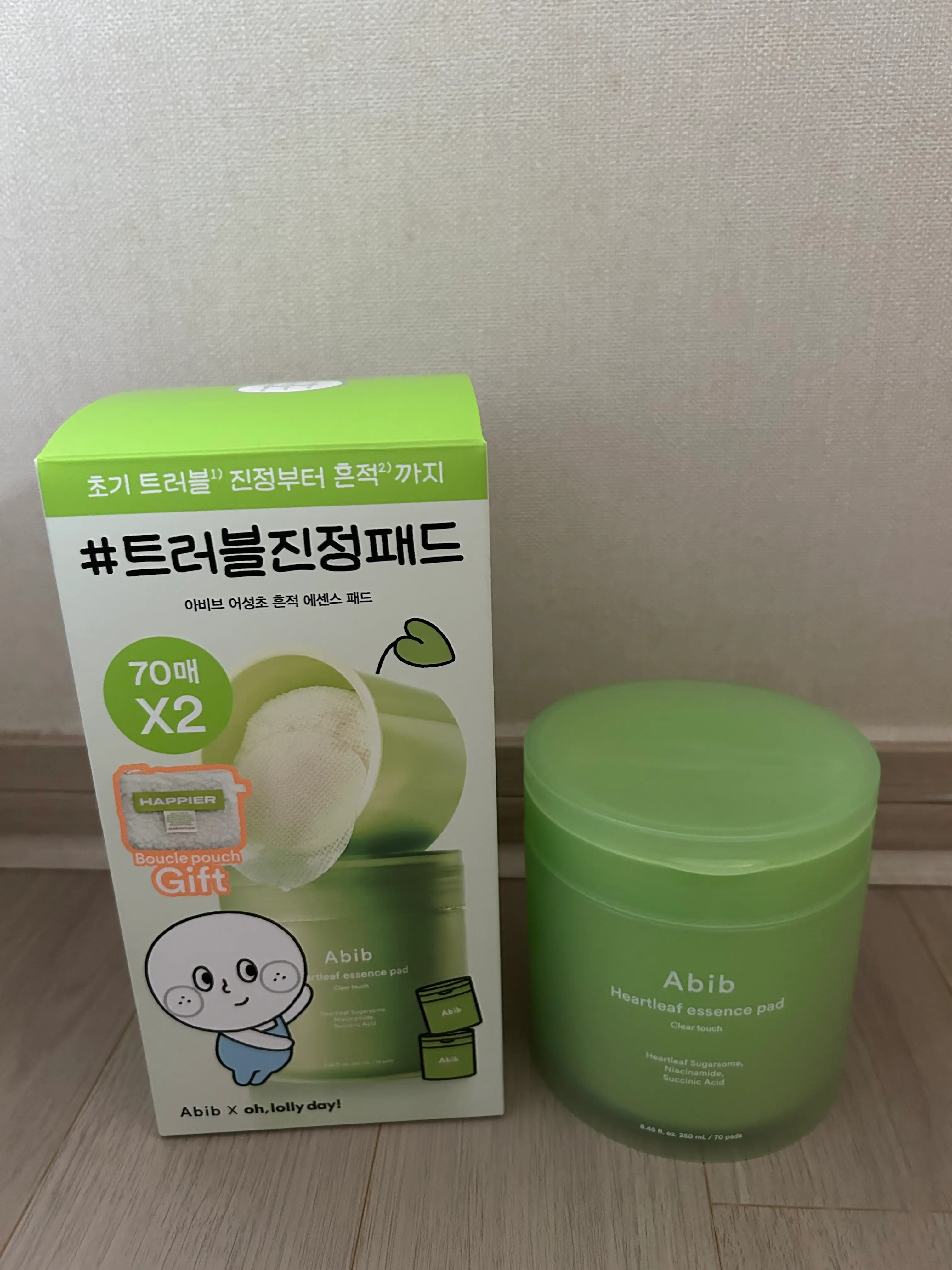 선택된 언니의파우치 리뷰 이미지 - [어성초 흔적 에센스 패드 클리어터치]