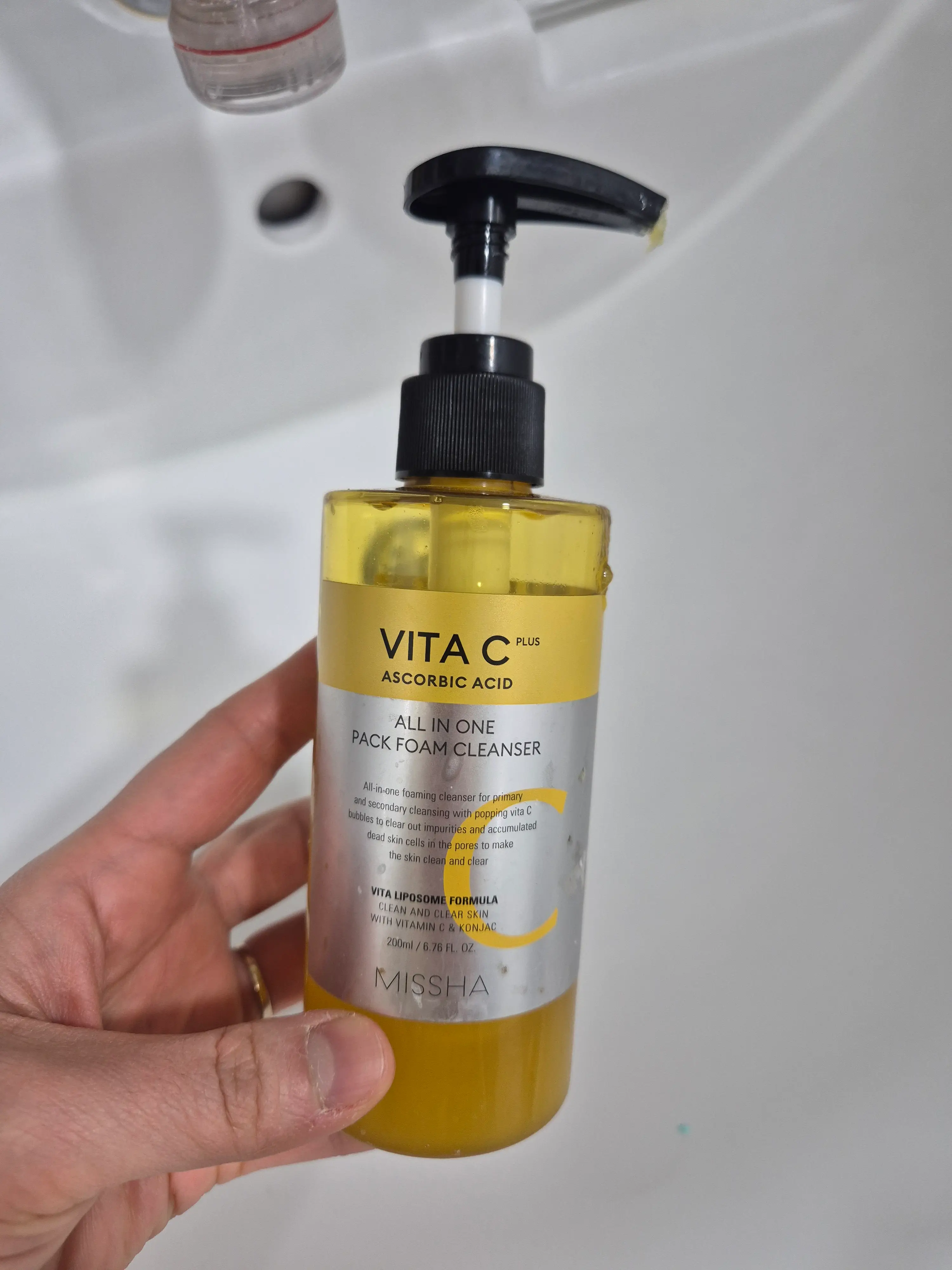 선택된 언니의파우치 리뷰 이미지 - [비타씨플러스 올인원 팩 폼 클렌저 ]