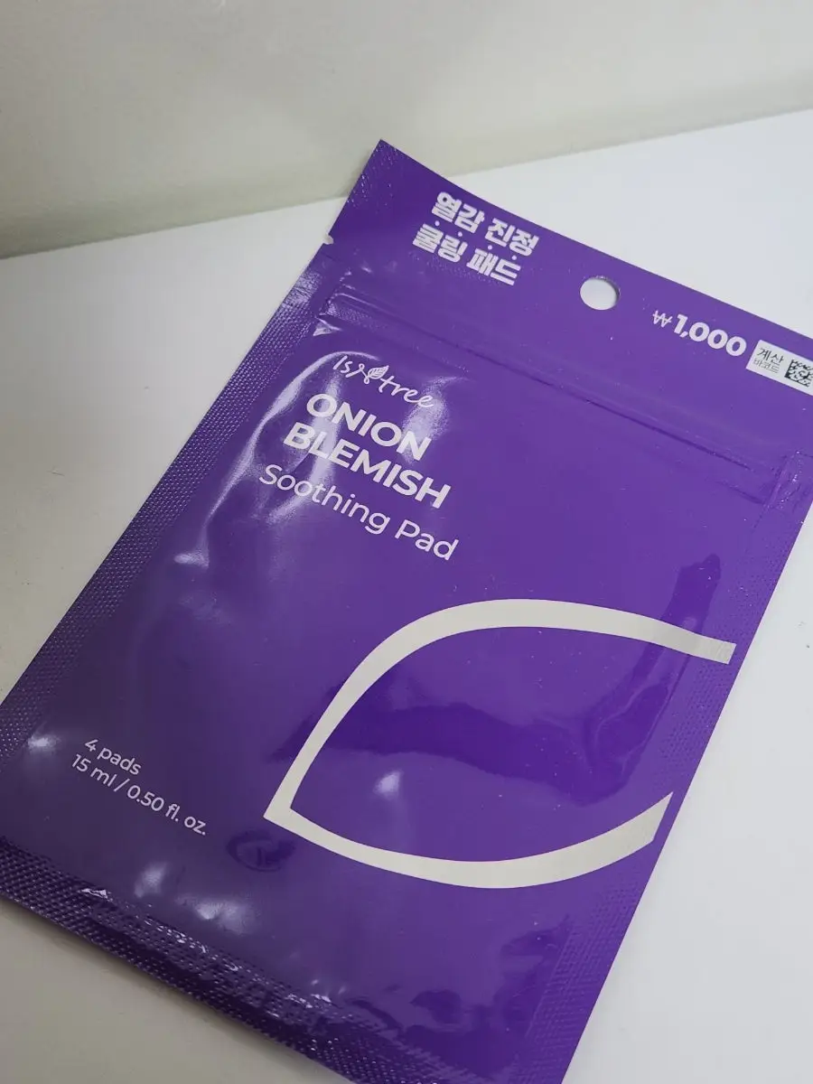 선택된 언니의파우치 리뷰 이미지 - [어니언 블레미쉬 수딩 패드]
