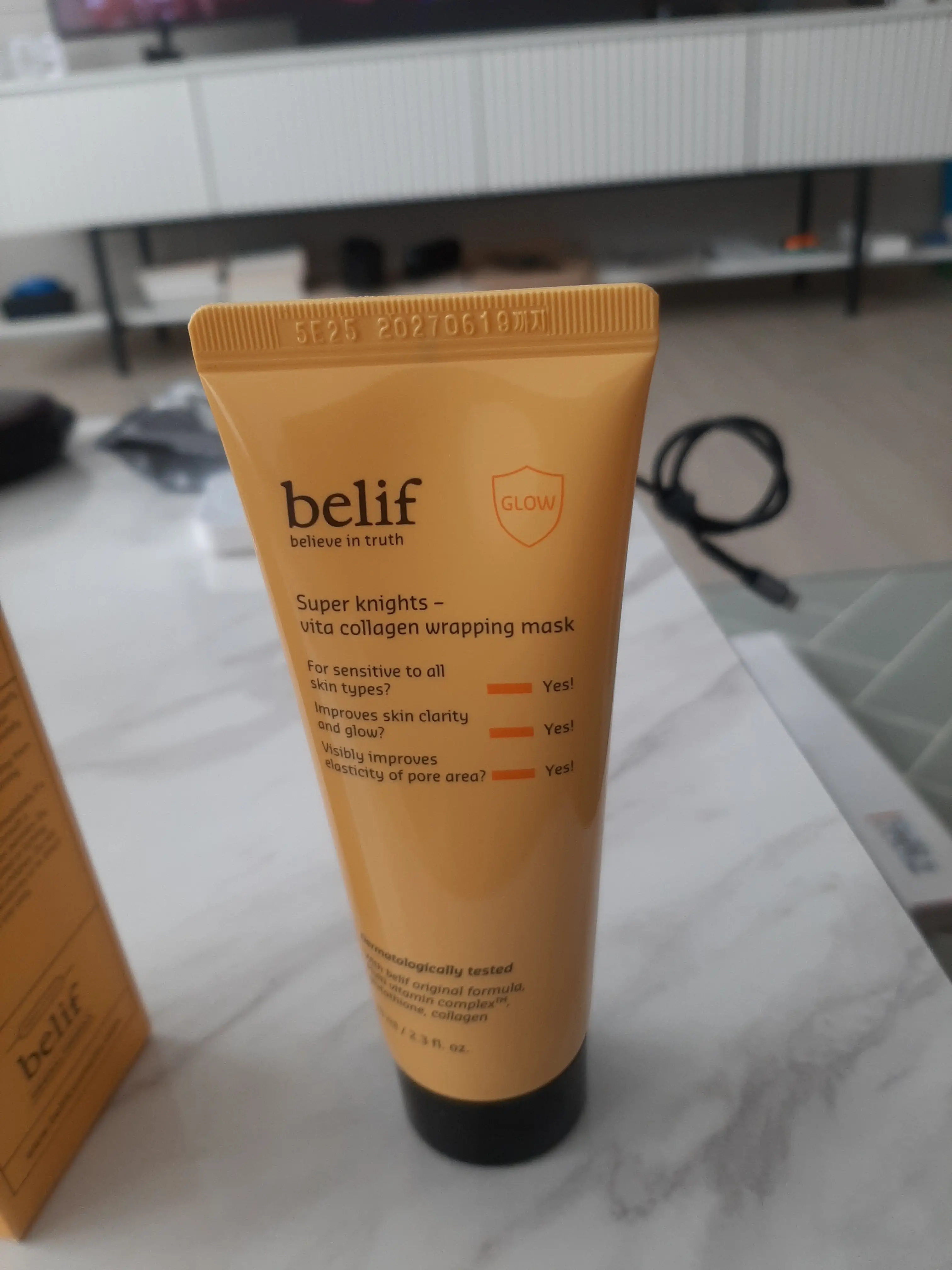 선택된 언니의파우치 리뷰 이미지 - [슈퍼나이츠 비타콜라겐 랩핑마스크]