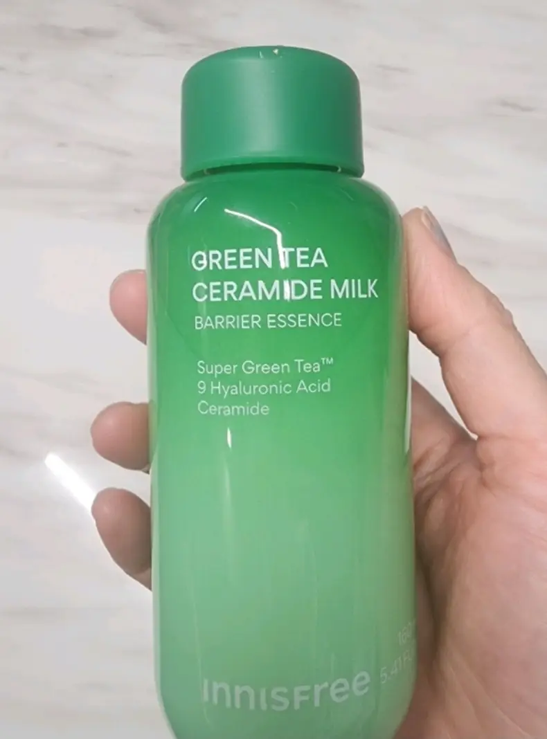 선택된 언니의파우치 리뷰 이미지 - [그린티 세라마이드 밀크 베리어 에센스]