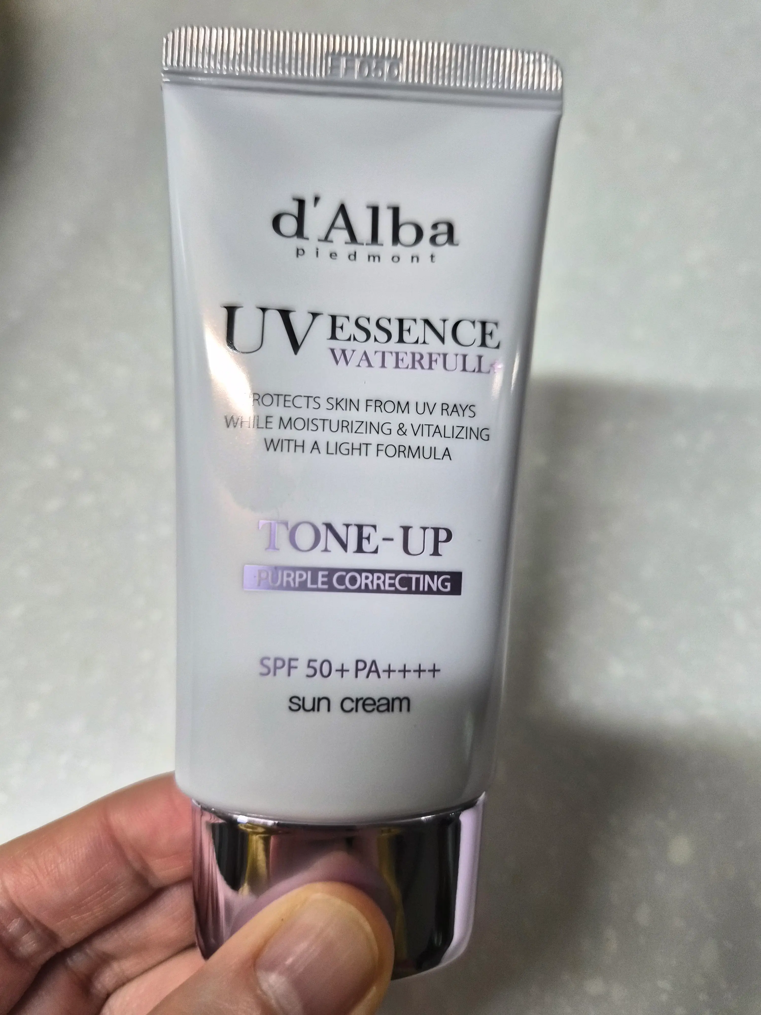 선택된 언니의파우치 리뷰 이미지 - [워터풀 퍼플 톤업 선크림]