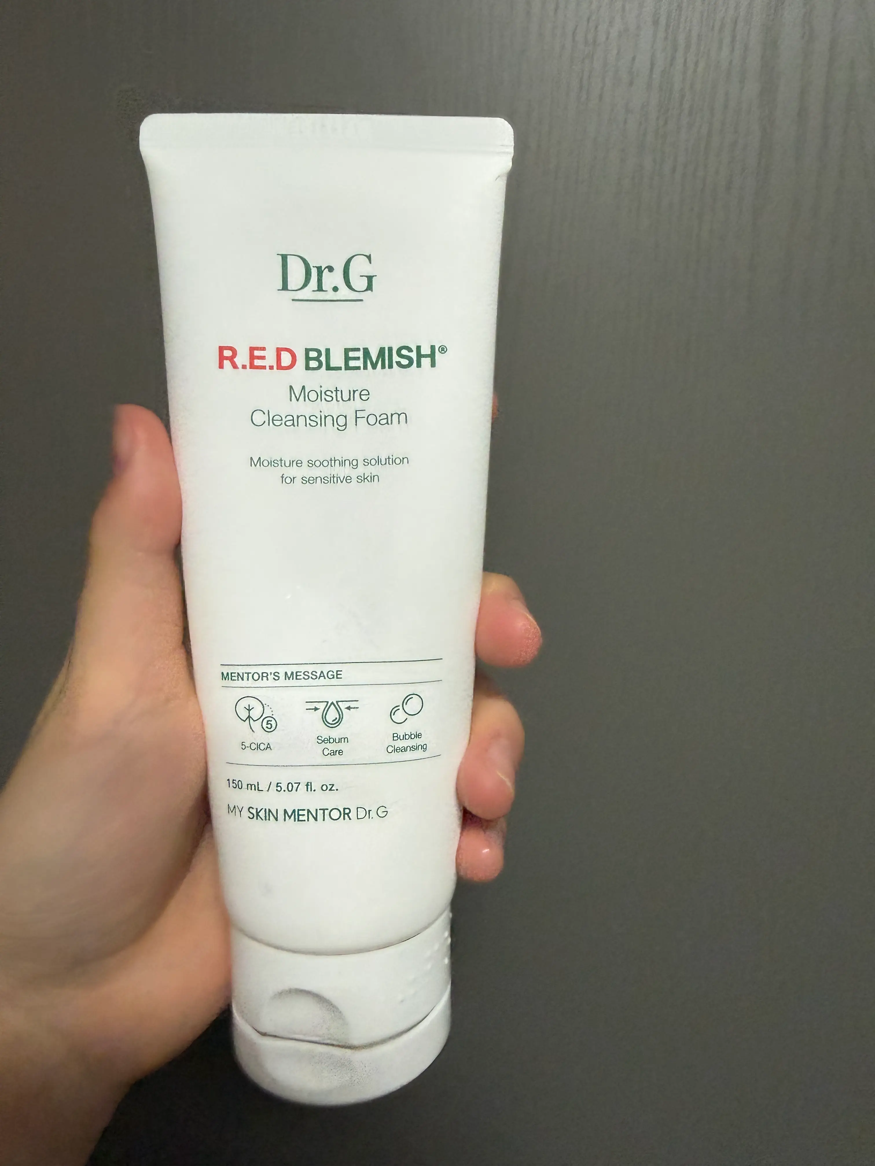 선택된 언니의파우치 리뷰 이미지 - [레드 블레미쉬 모이스처 클렌징 폼]