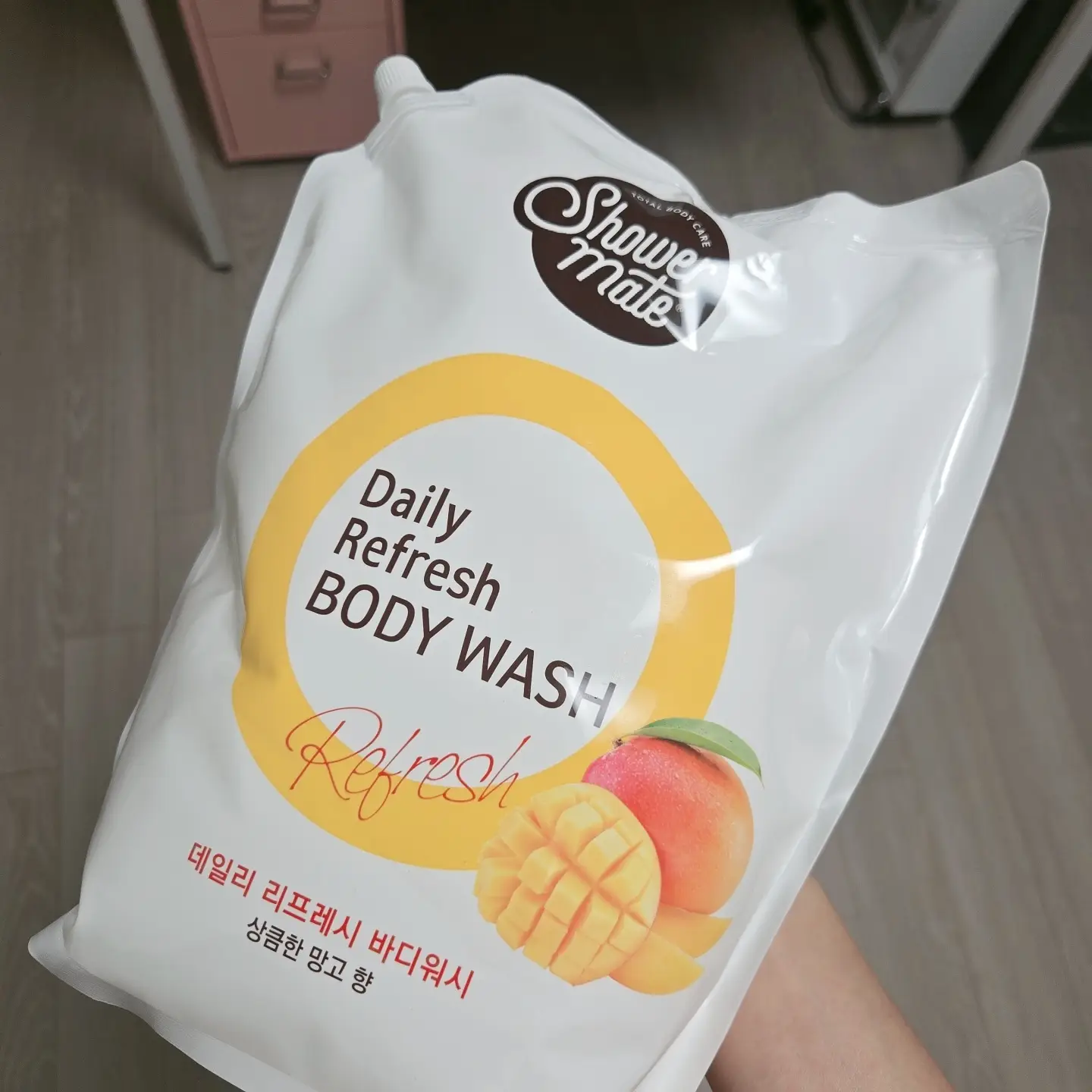 선택된 언니의파우치 리뷰 이미지 - [데일리 리프레시 바디워시 [달콤한망고향]]