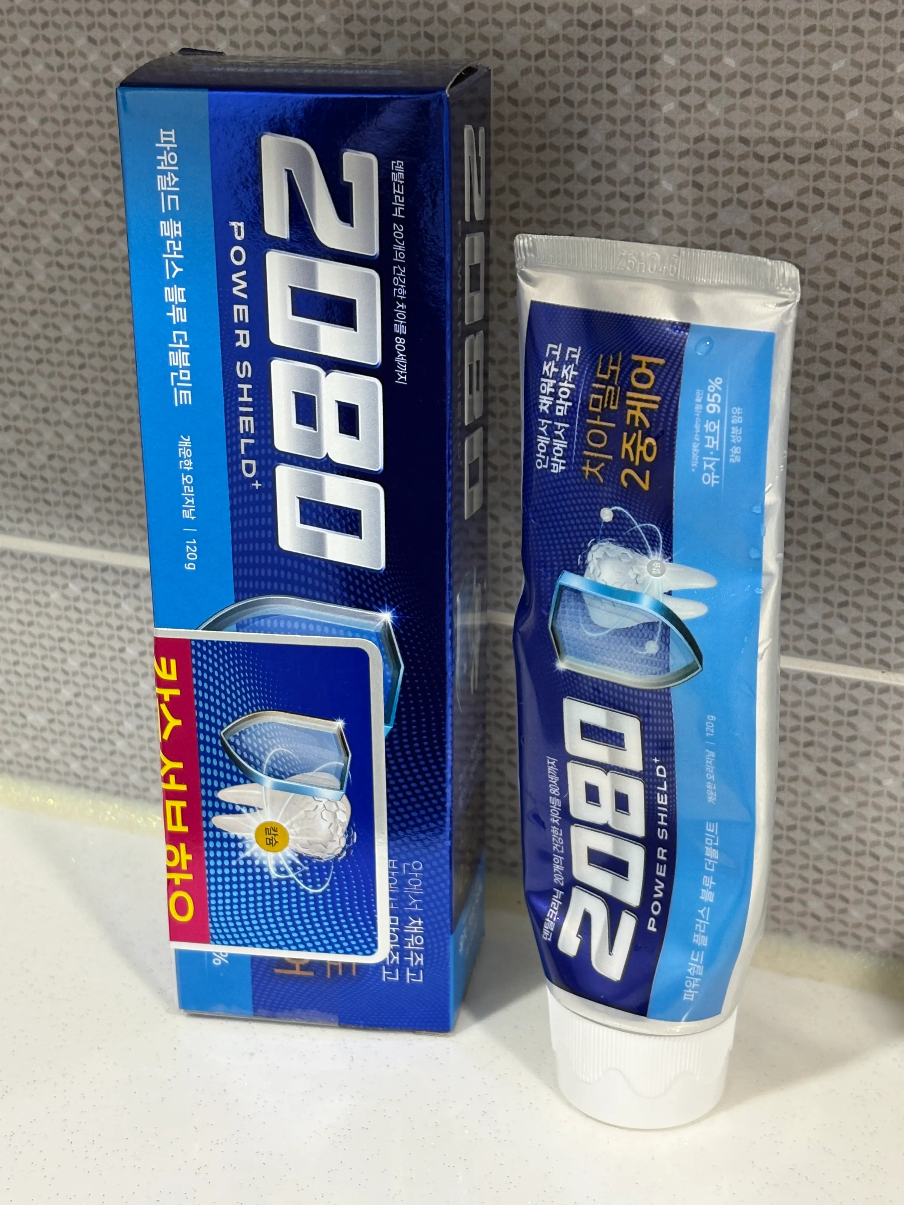 선택된 언니의파우치 리뷰 이미지 - [파워쉴드 플러스 블루 더블민트]