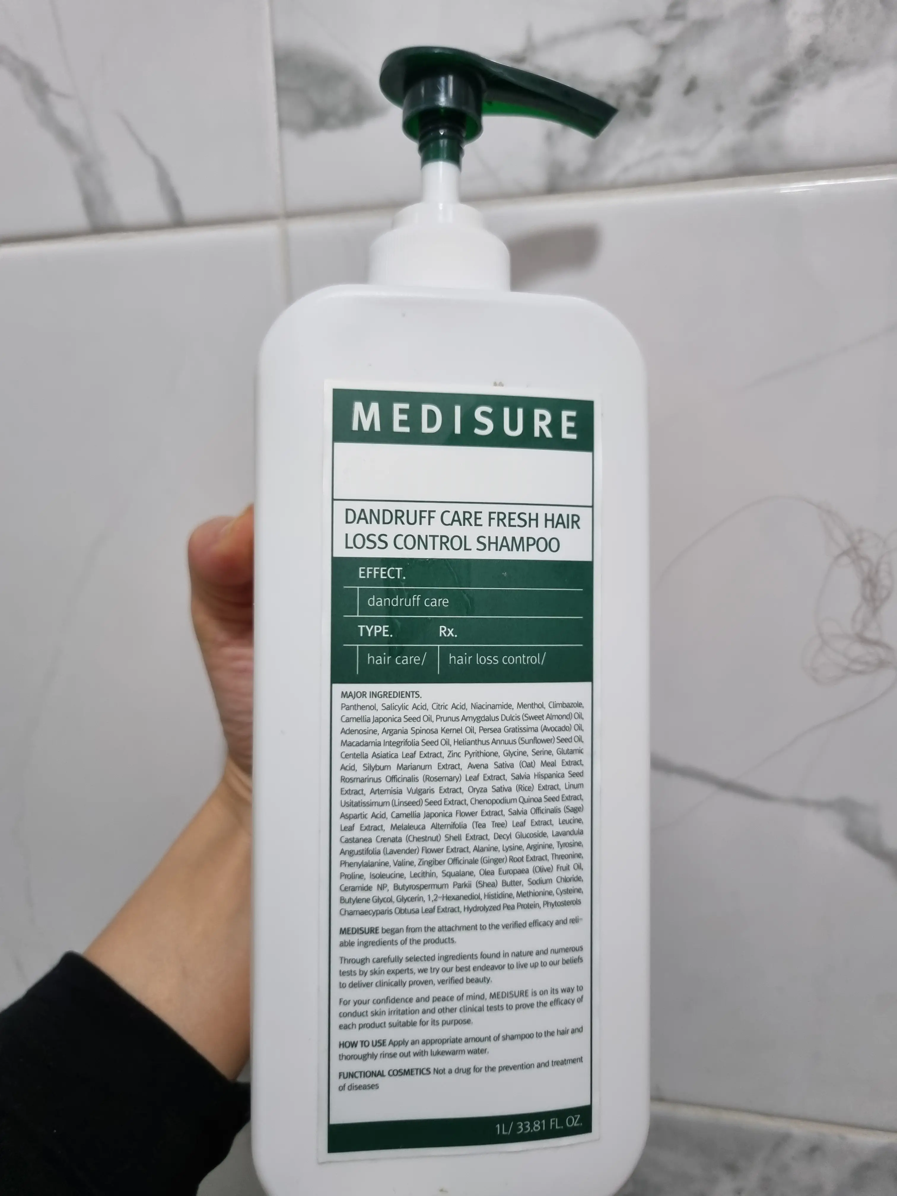 선택된 언니의파우치 리뷰 이미지 - [탈모 샴푸 [비듬케어프레쉬]]