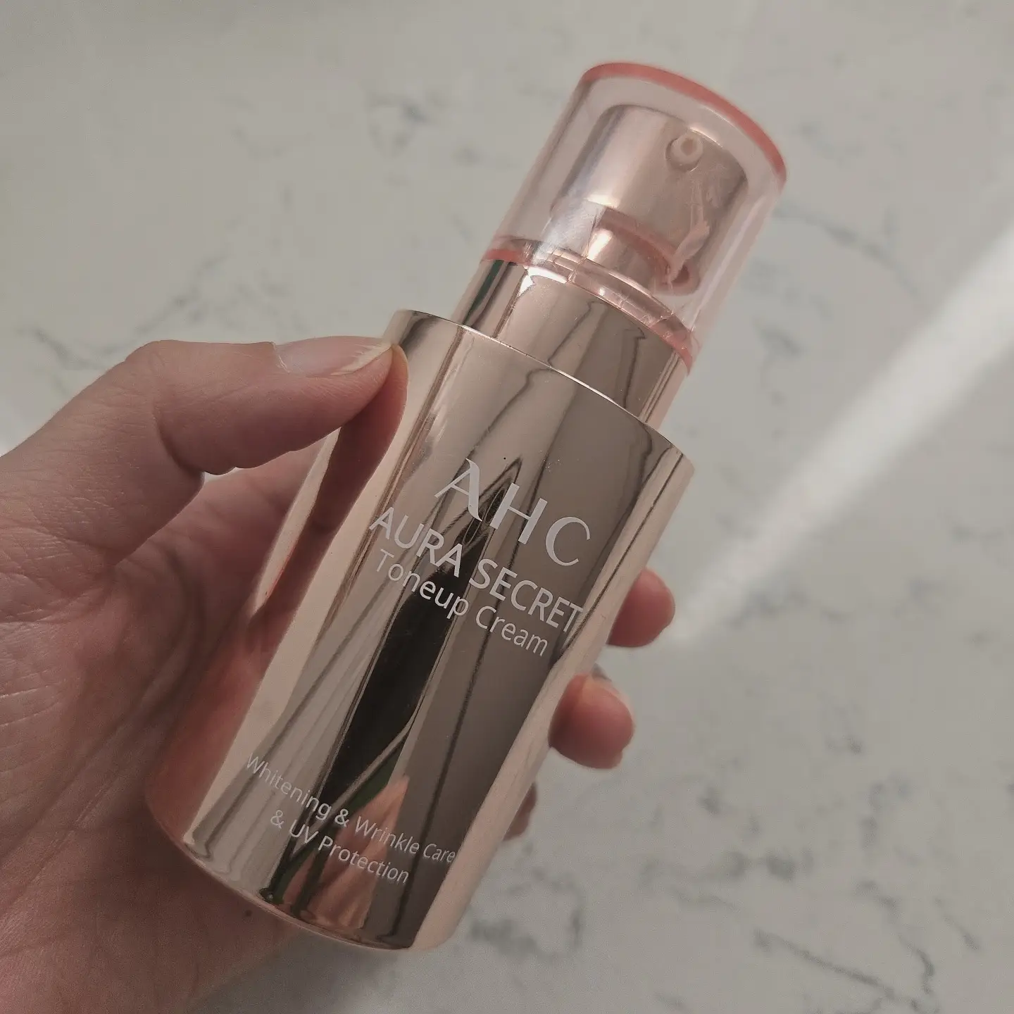 선택된 언니의파우치 리뷰 이미지 - [아우라 시크릿 톤업 크림]