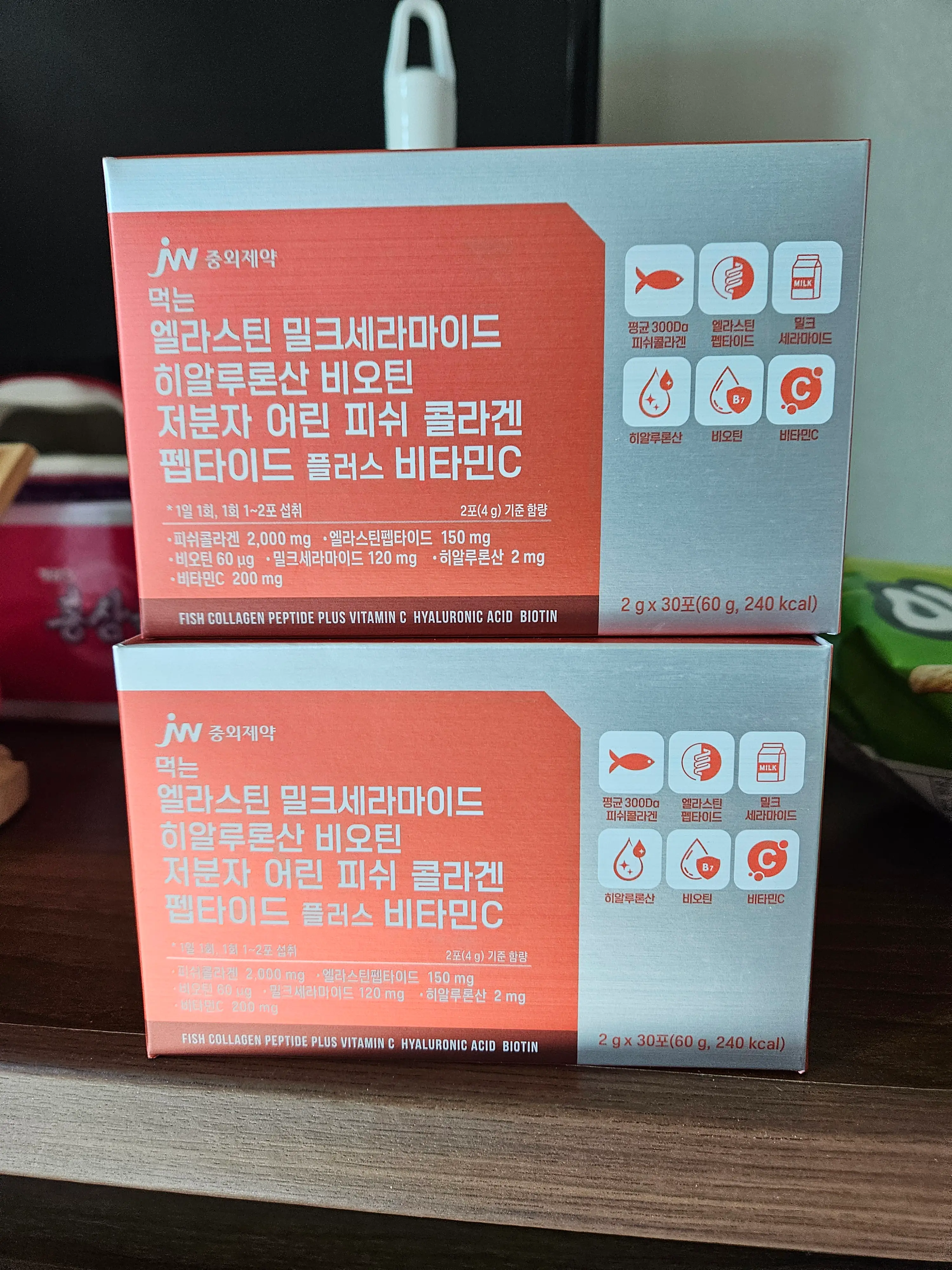 선택된 언니의파우치 리뷰 이미지 - [먹는 엘라스틴 밀크세라마이드 히알루론산 저분자 어린 피쉬 콜라겐 펩타이드 플러스 비타민C]