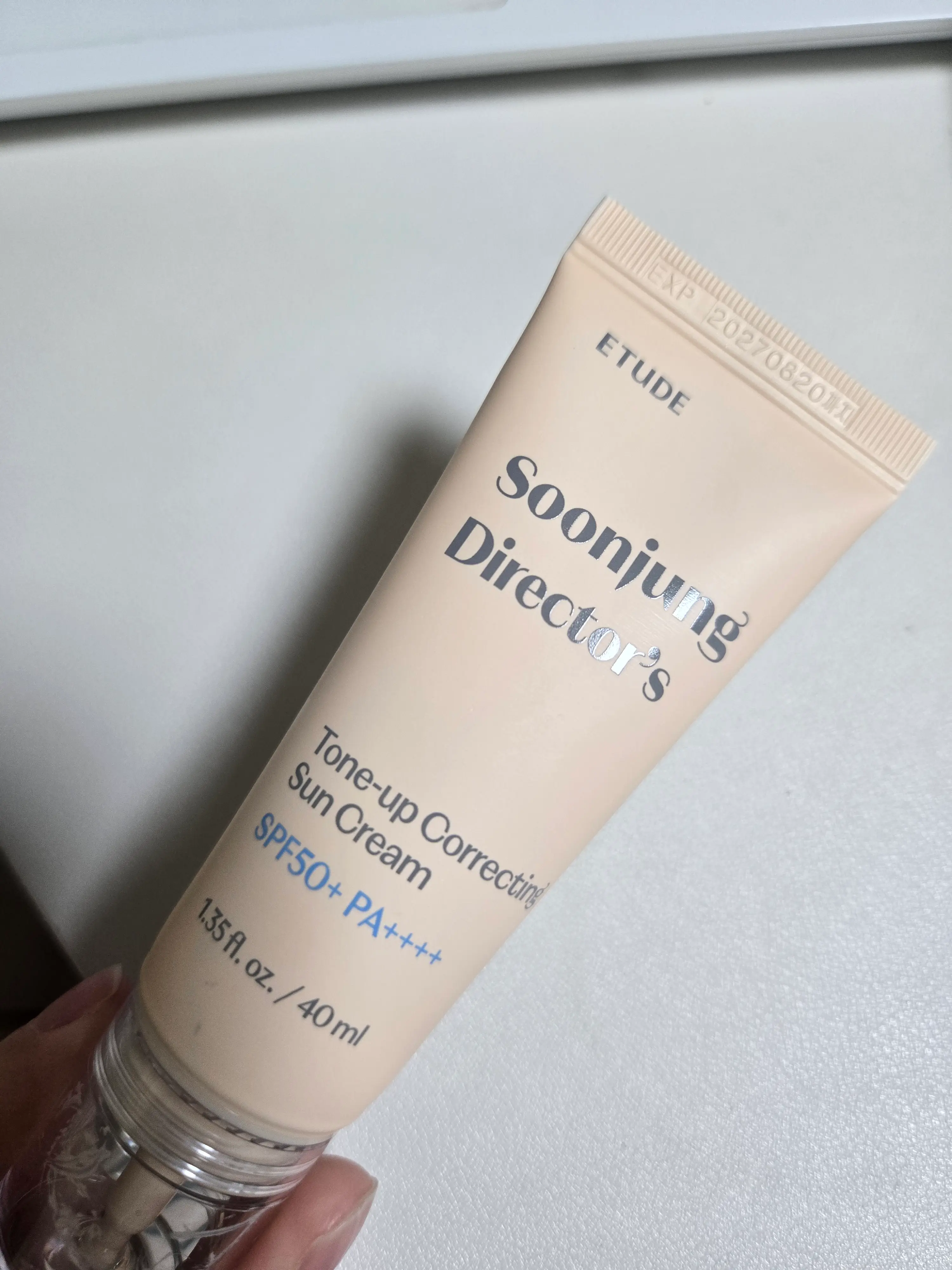 선택된 언니의파우치 리뷰 이미지 - [순정 디렉터 톤업 수정 선크림]