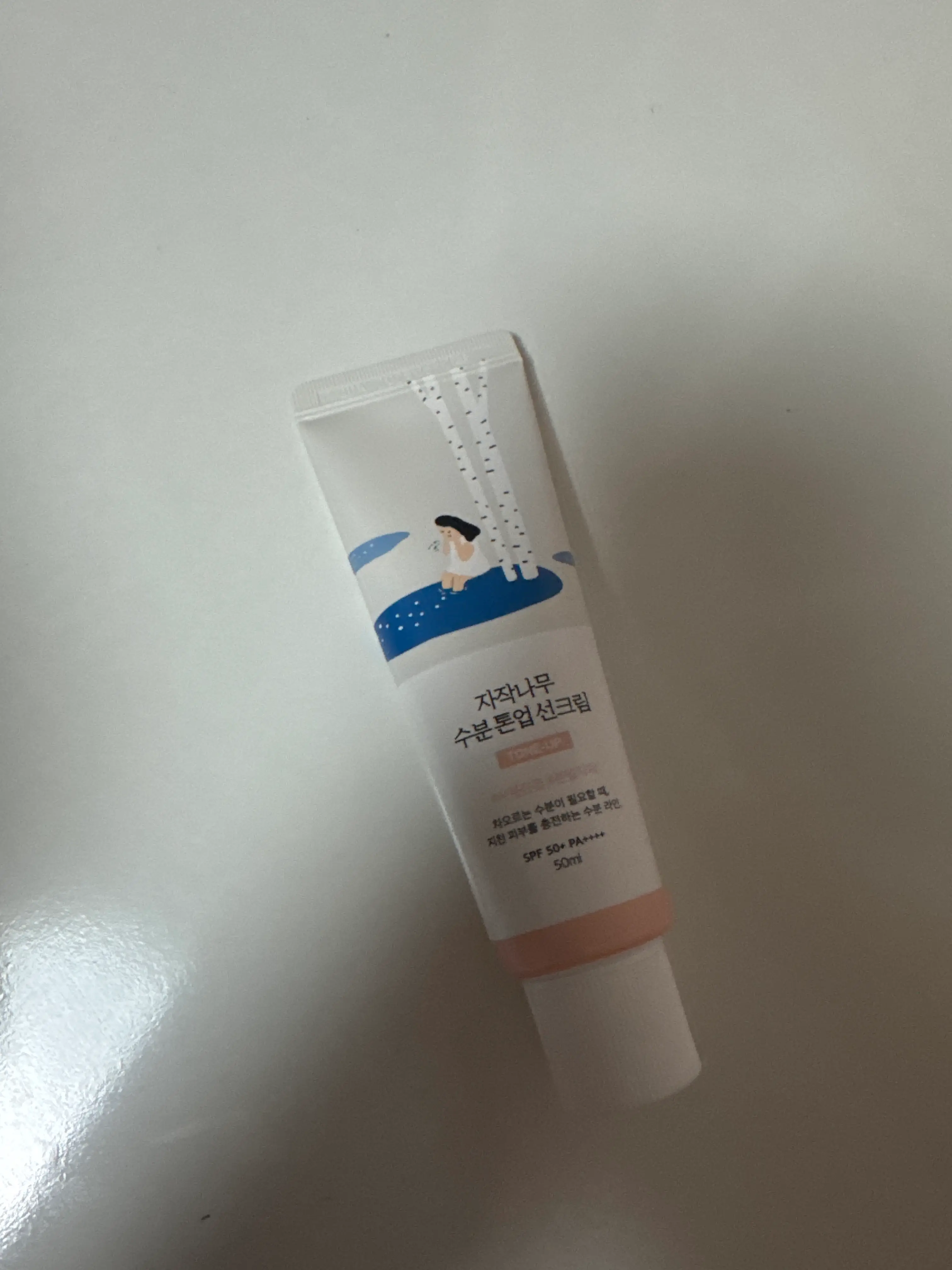 선택된 언니의파우치 리뷰 이미지 - [자작나무 수분 톤업 선크림]