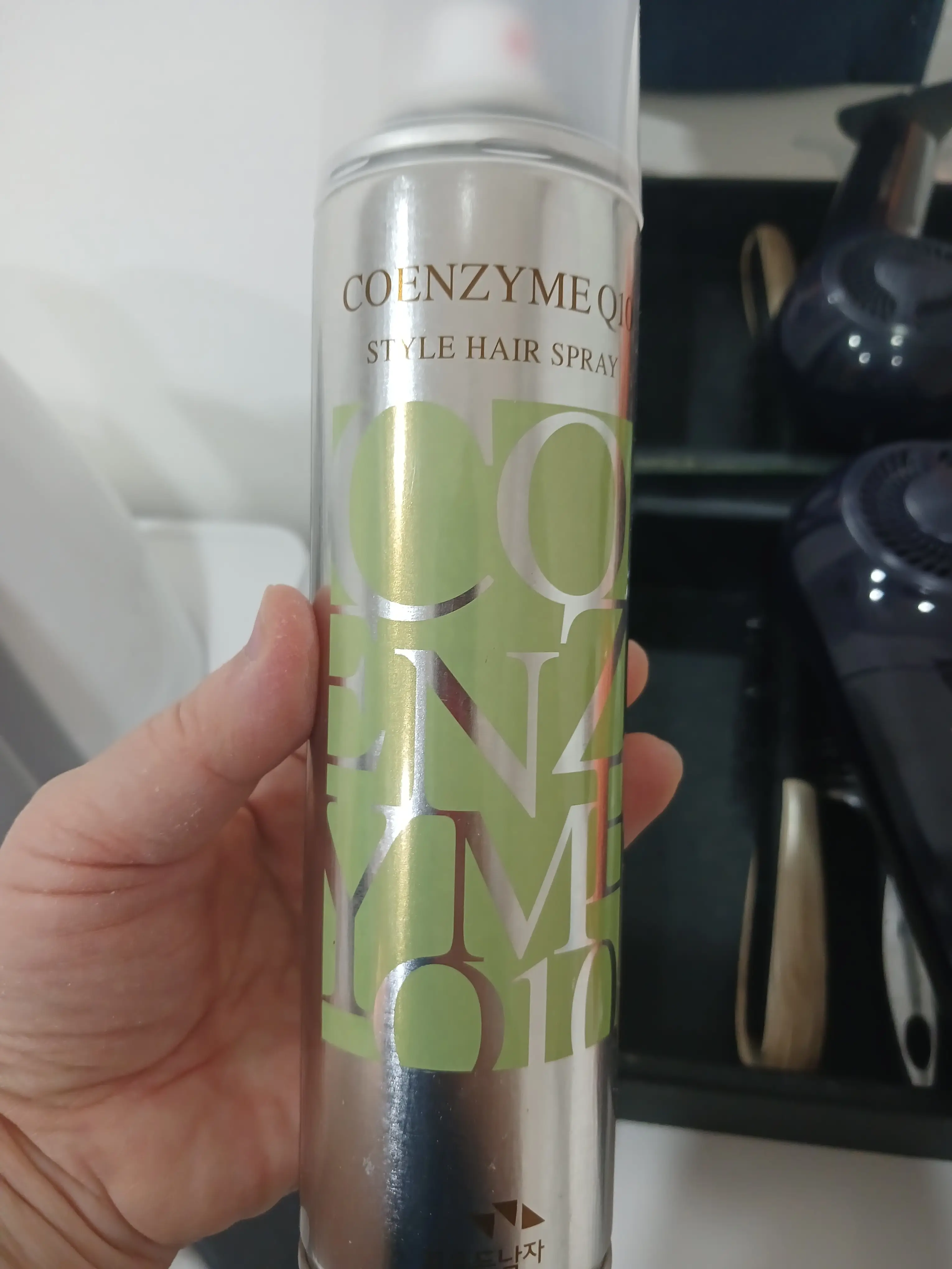 선택된 언니의파우치 리뷰 이미지 - [코엔자임 Q10  헤어 스프레이 픽서]