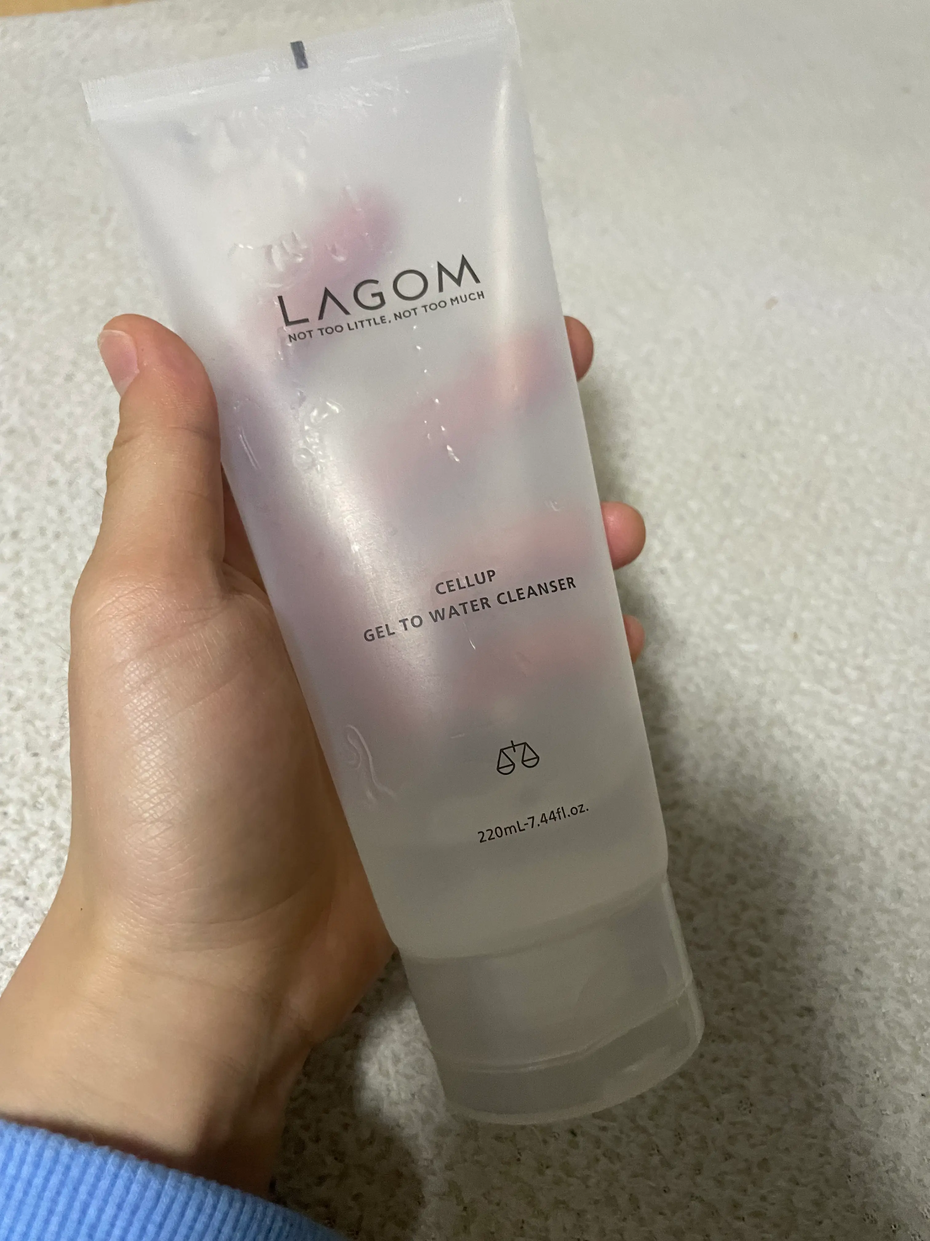 선택된 언니의파우치 리뷰 이미지 - [셀럽 젤 투 워터 아침 클렌저]