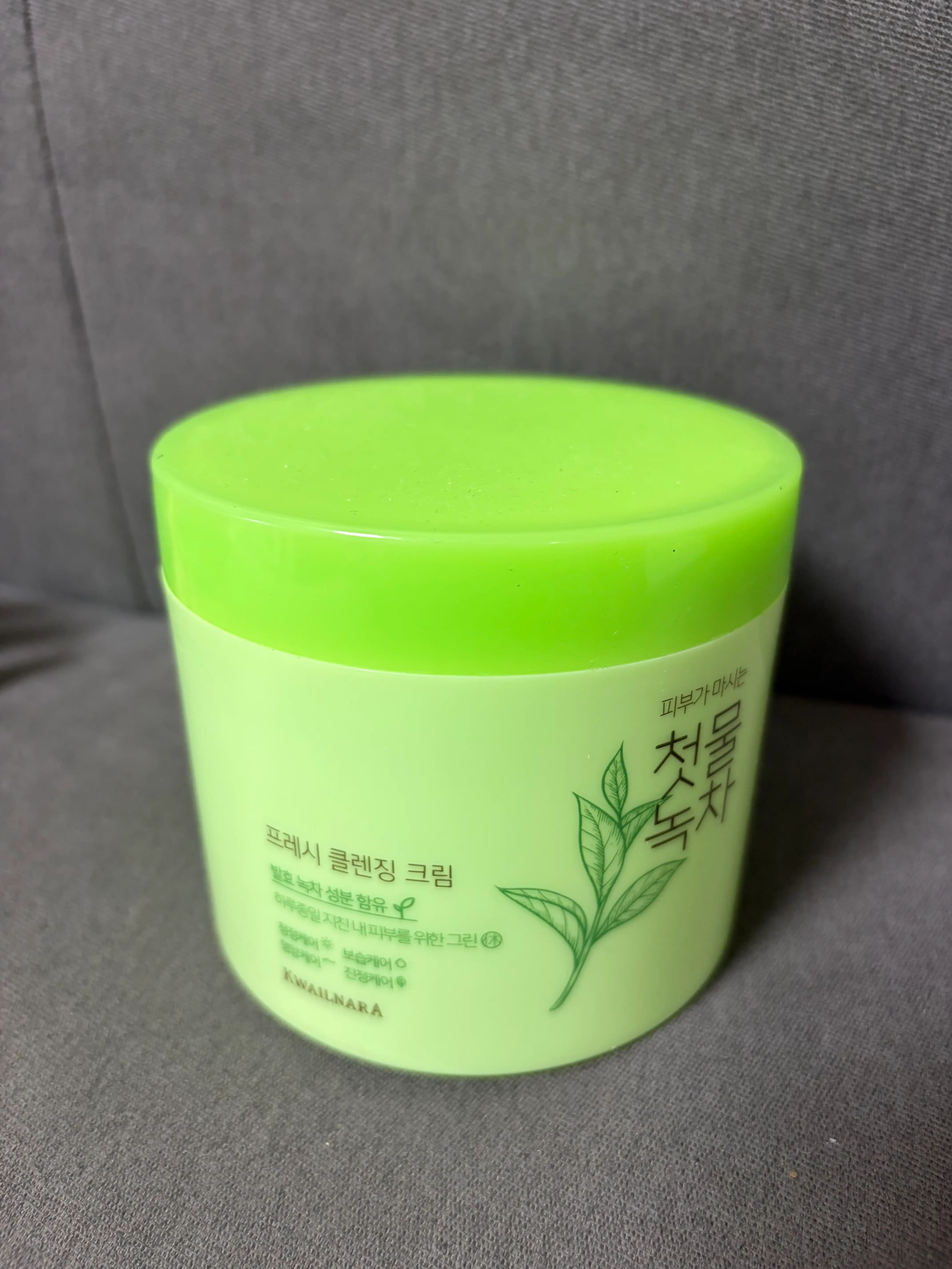 선택된 언니의파우치 리뷰 이미지 - [첫물녹차 클렌징 크림]