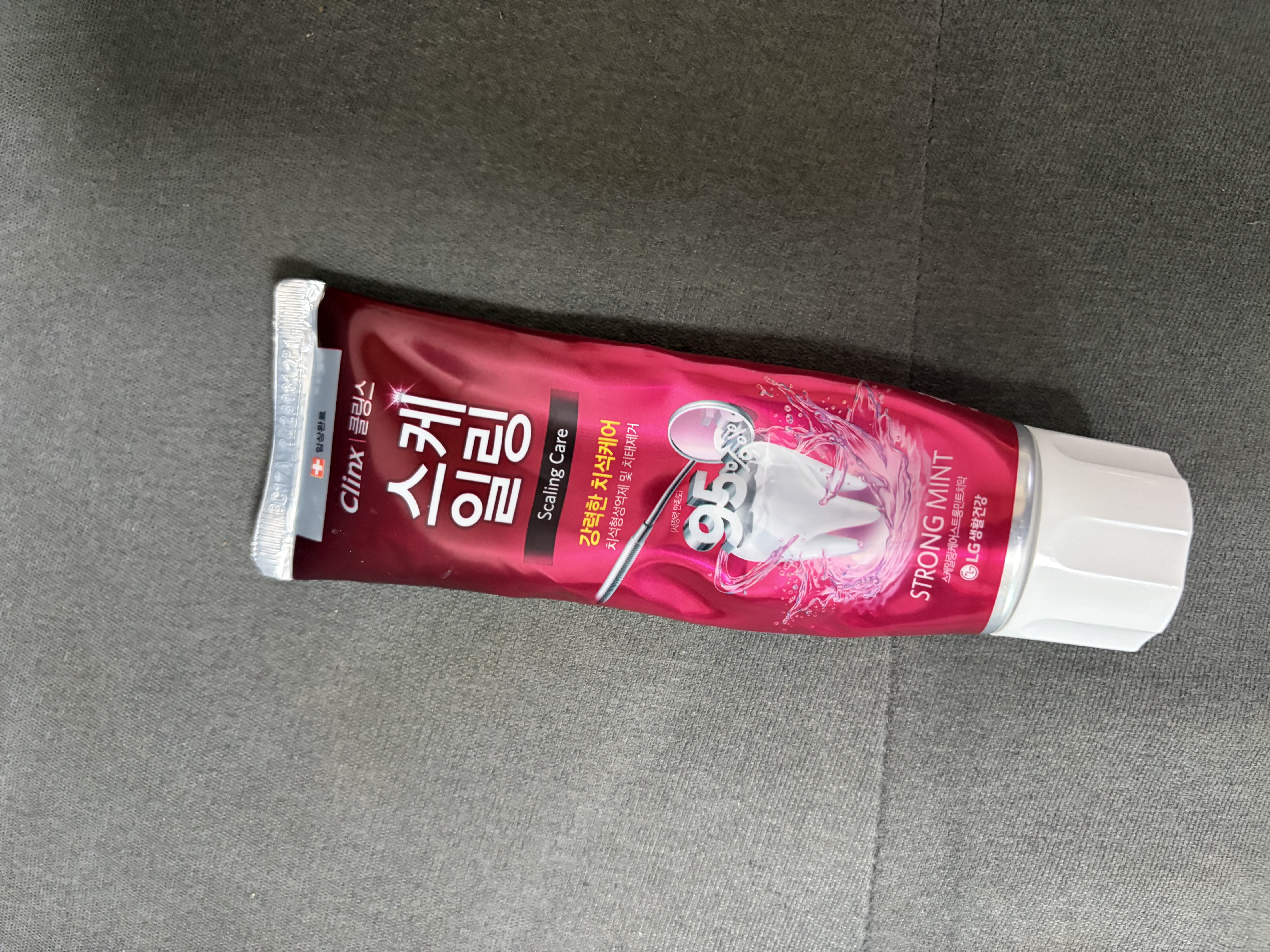 선택된 언니의파우치 리뷰 이미지 - [클링스 스케일링 케어 스트롱민트 치약]