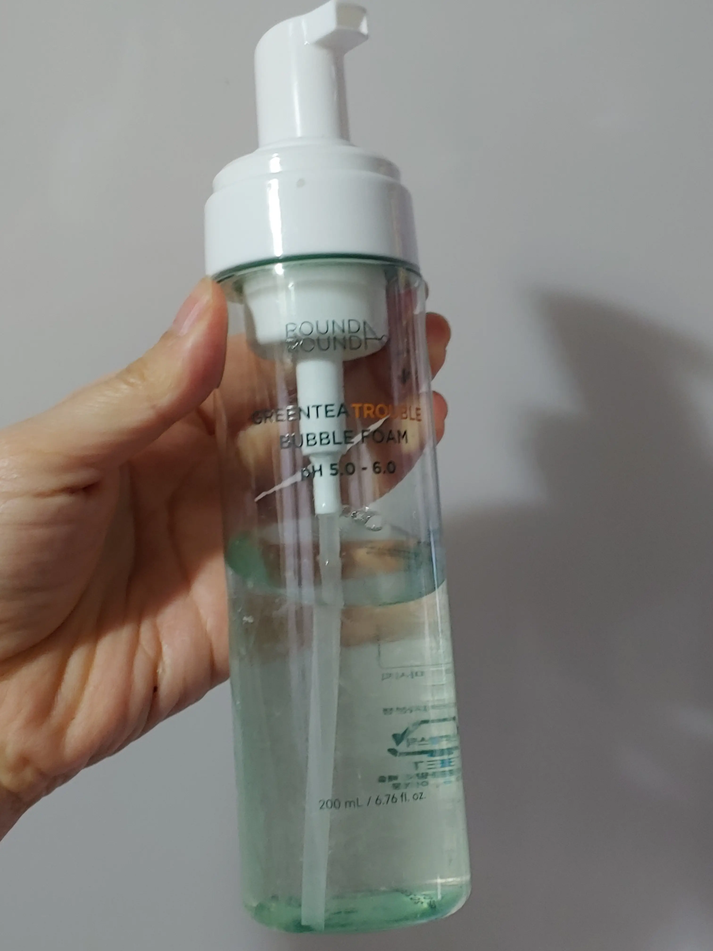 선택된 언니의파우치 리뷰 이미지 - [컴포트 그린티 약산성 트러블 버블폼]