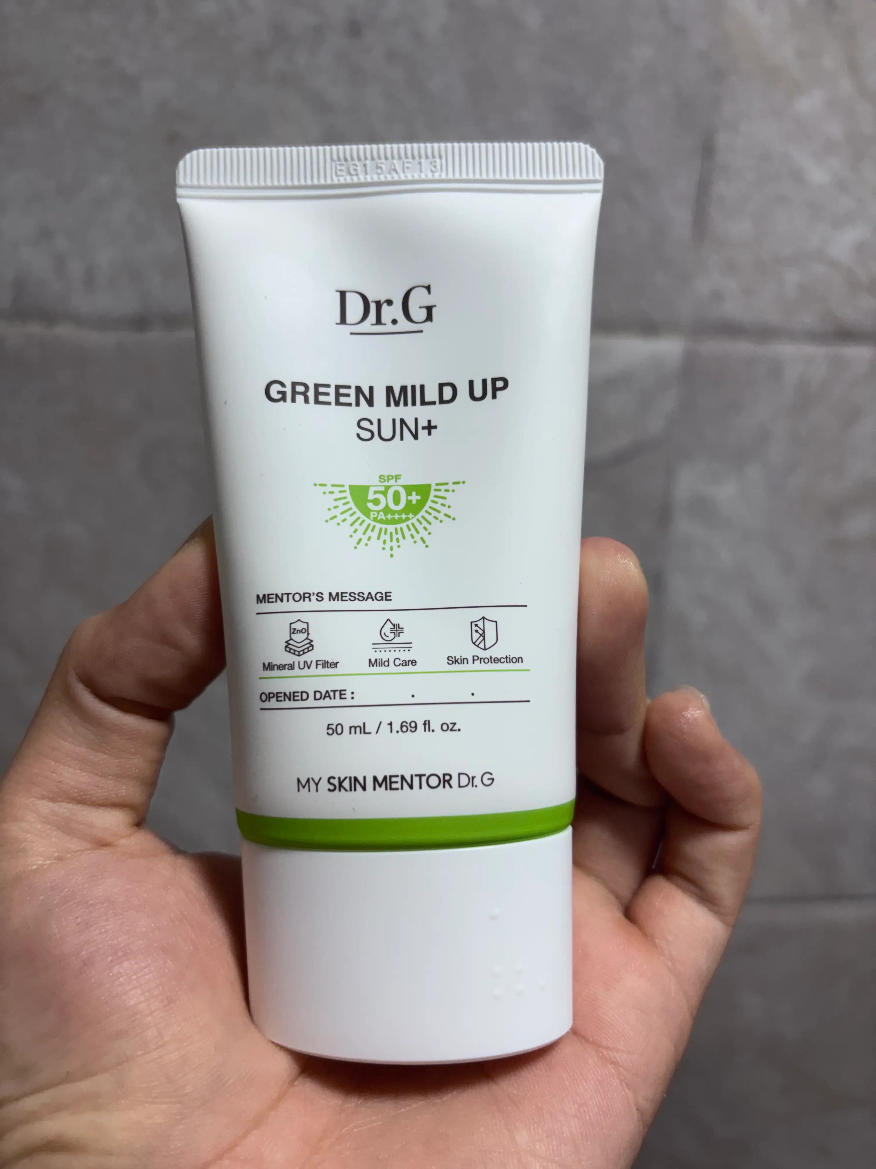 선택된 언니의파우치 리뷰 이미지 - [그린 마일드 업 선 플러스]