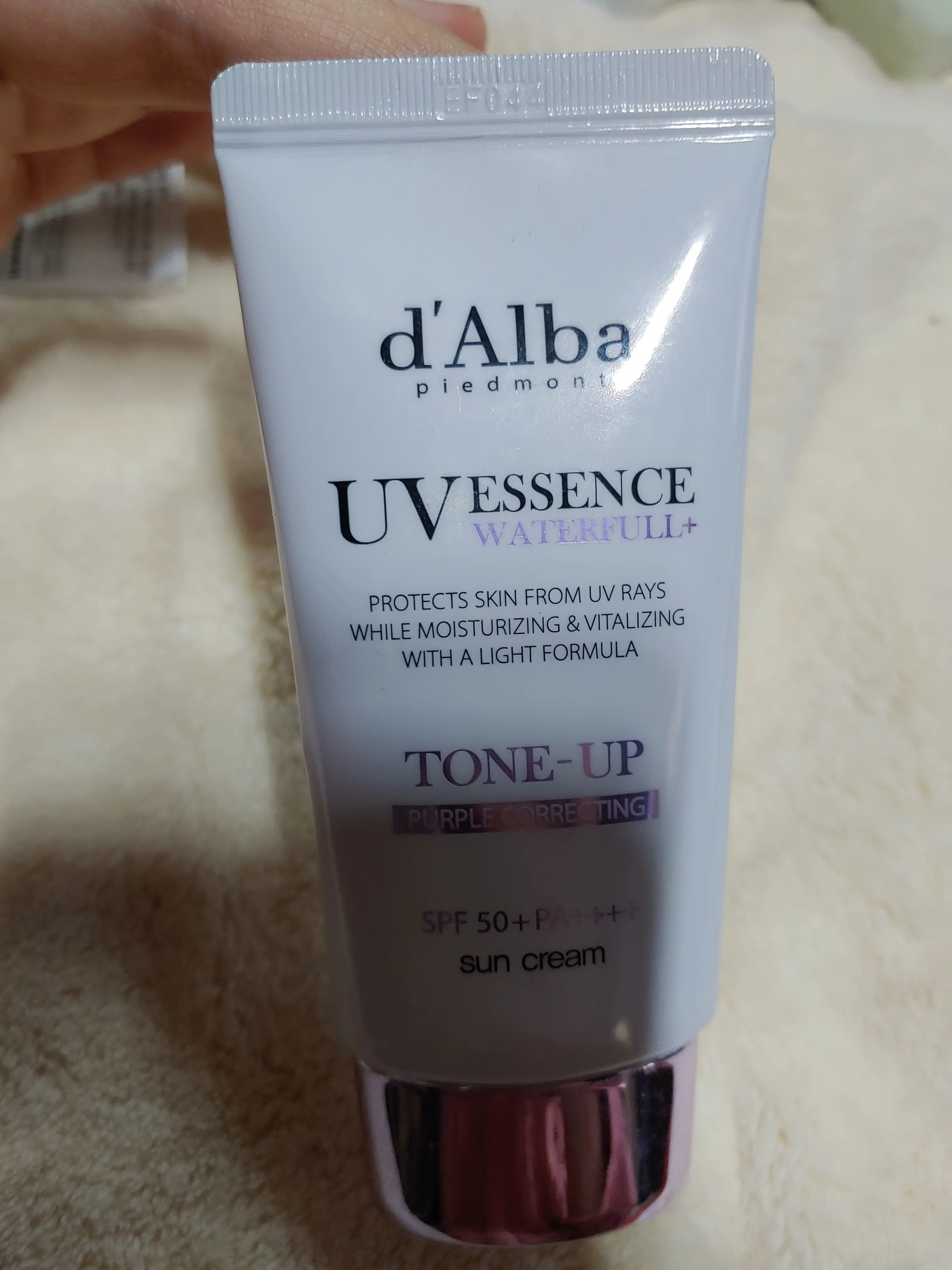 선택된 언니의파우치 리뷰 이미지 - [워터풀 퍼플 톤업 선크림]