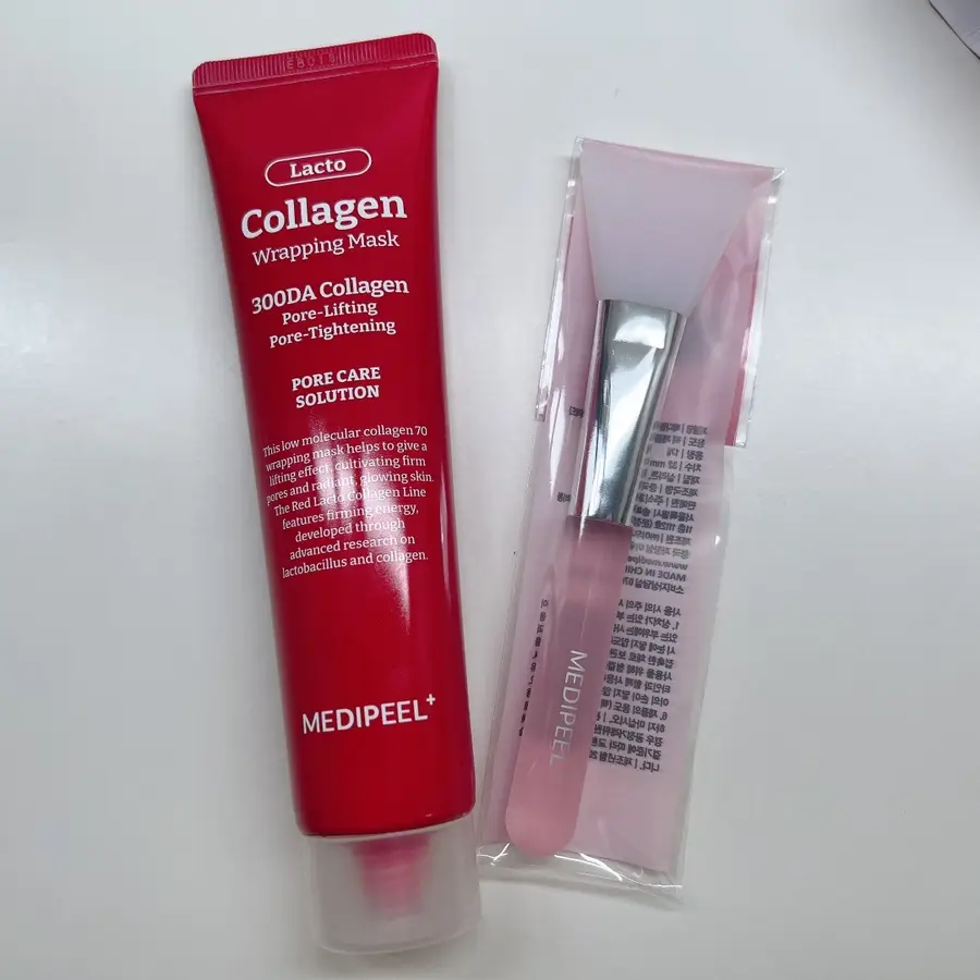 선택된 언니의파우치 리뷰 이미지 - [레드 락토 콜라겐 랩핑 마스크]
