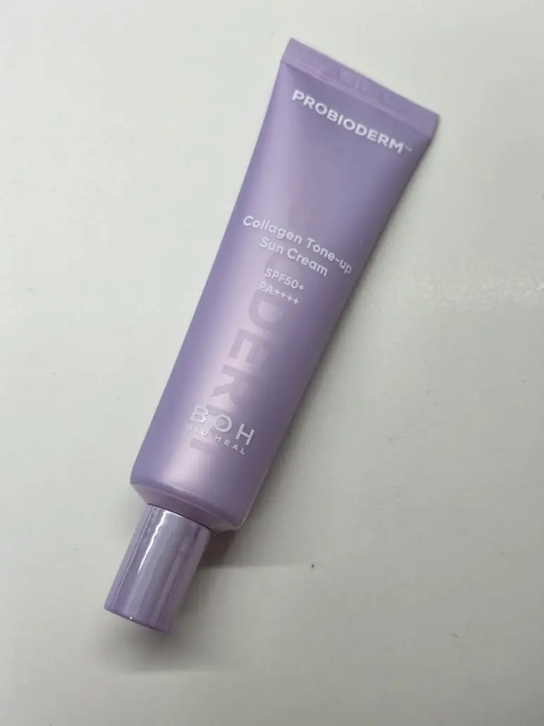 선택된 언니의파우치 리뷰 이미지 - [프로바이오덤 콜라겐 톤업 선크림]