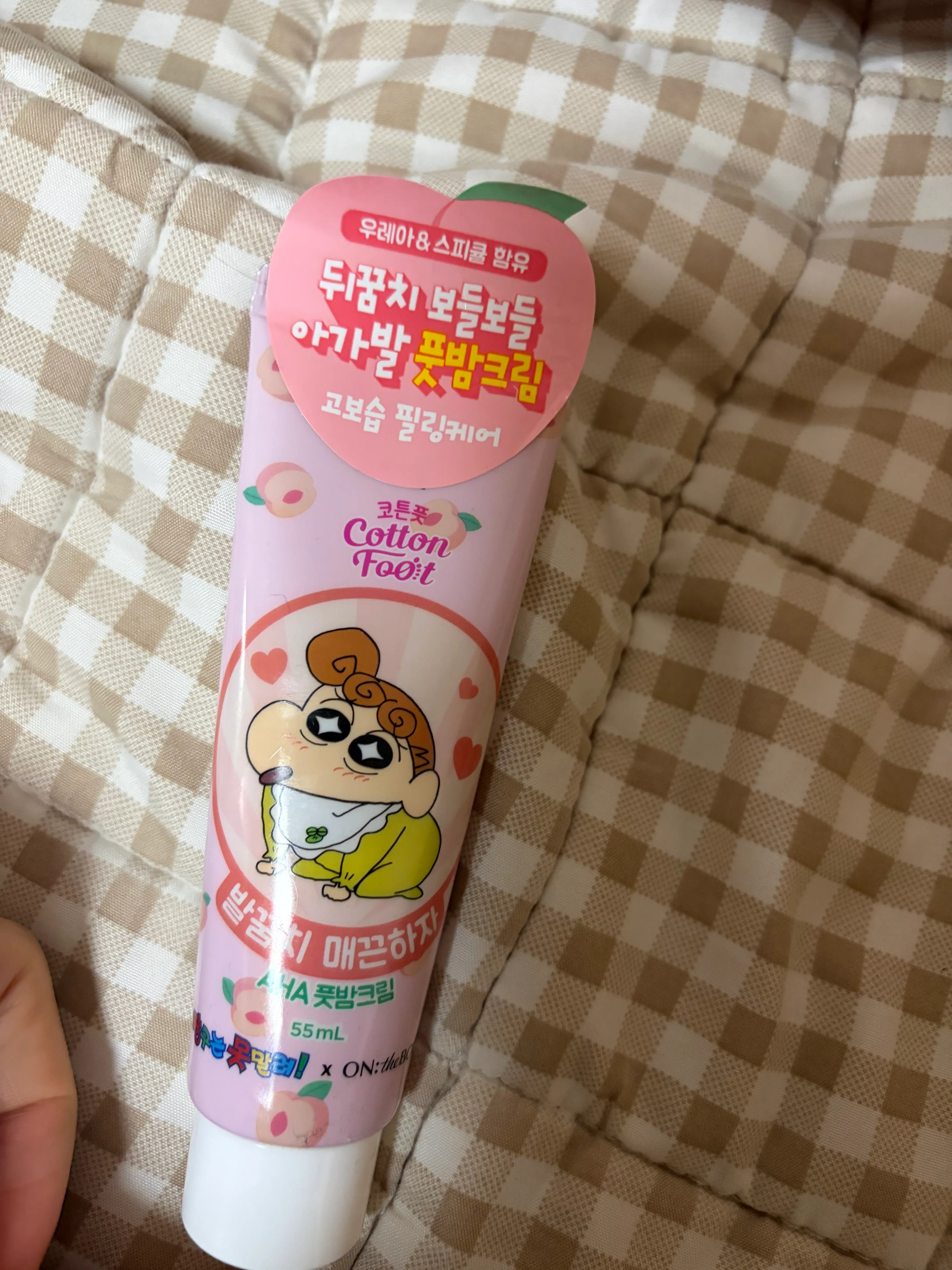 선택된 언니의파우치 리뷰 이미지 - [(짱구에디션) 코튼풋 발꿈치 매끈하자 풋밤크림]